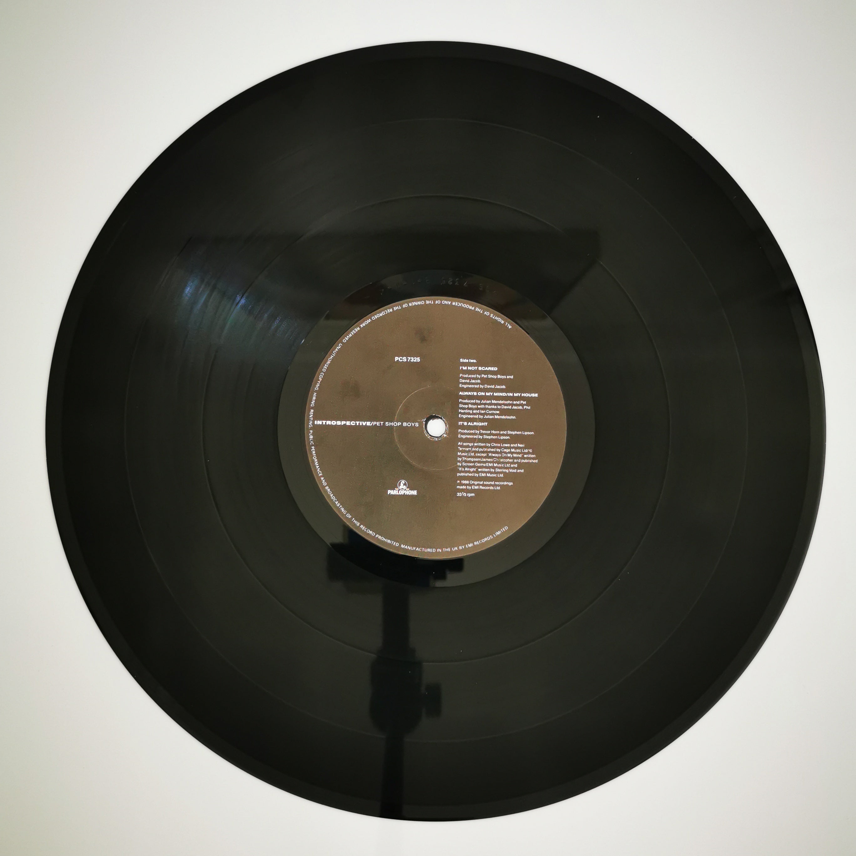 Pet Shop Boys Introspective Vinyl LP Record