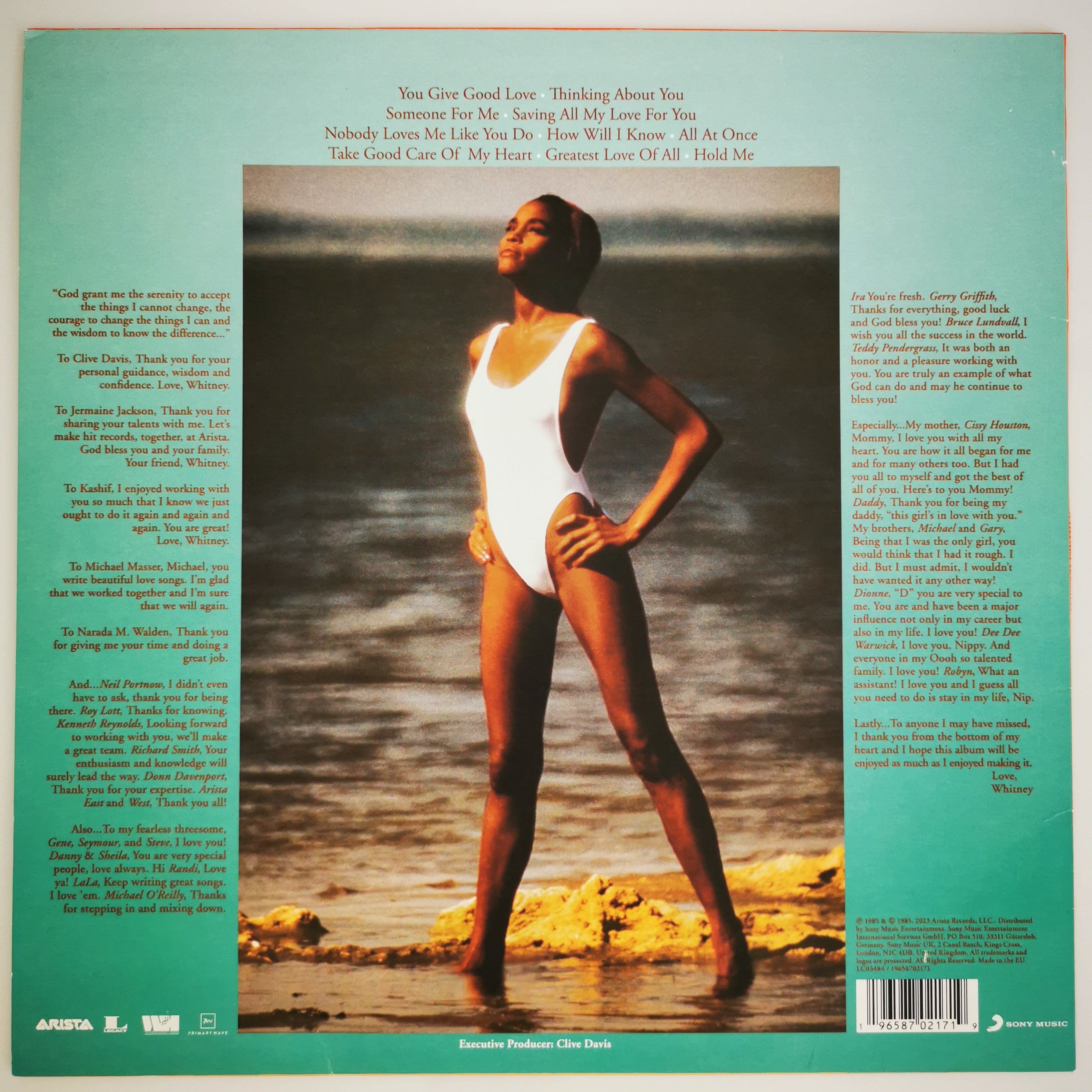 Whitney Houston - Whitney Houston Vinyl LP Record