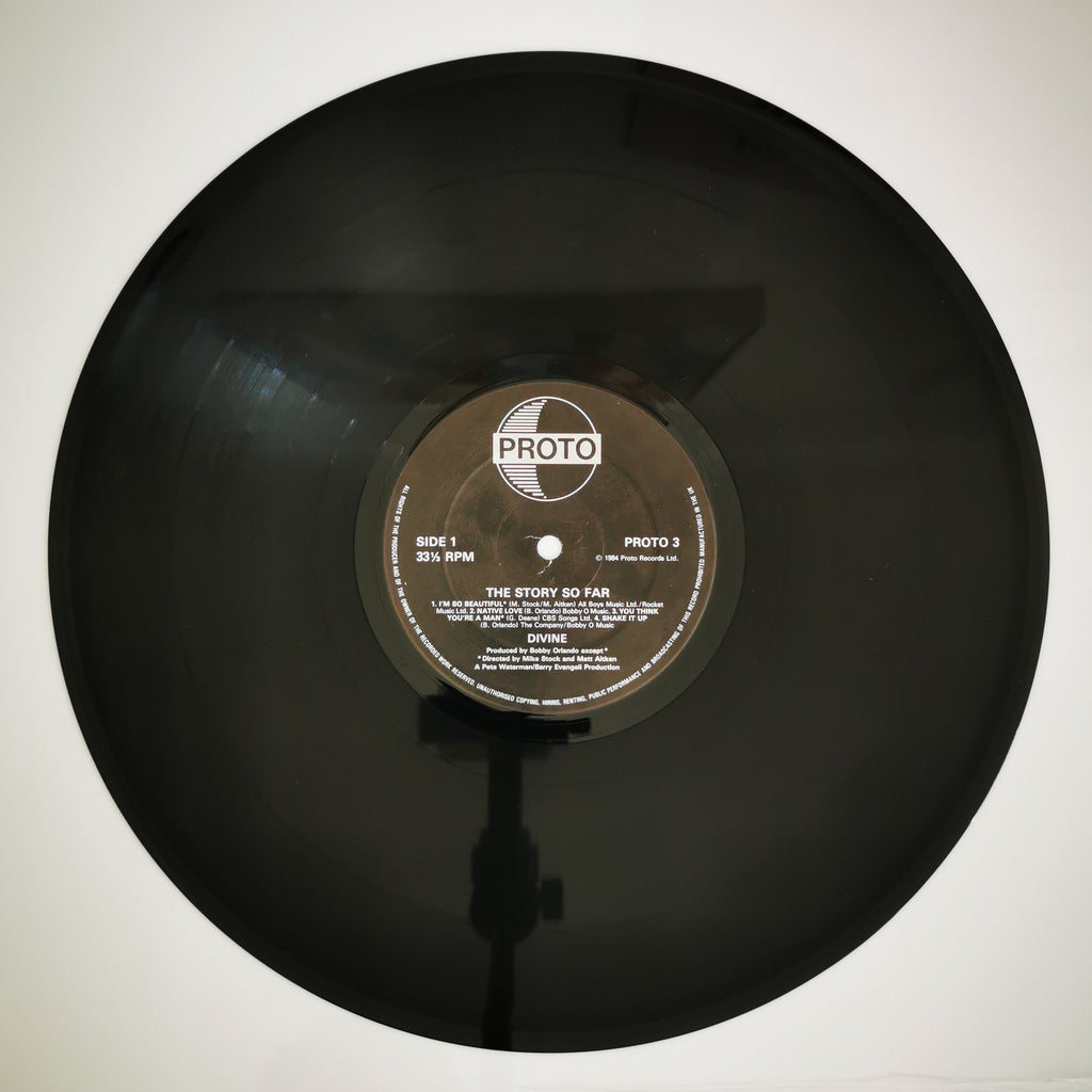 Divine (80's) The Story So Far Vinyl LP Record