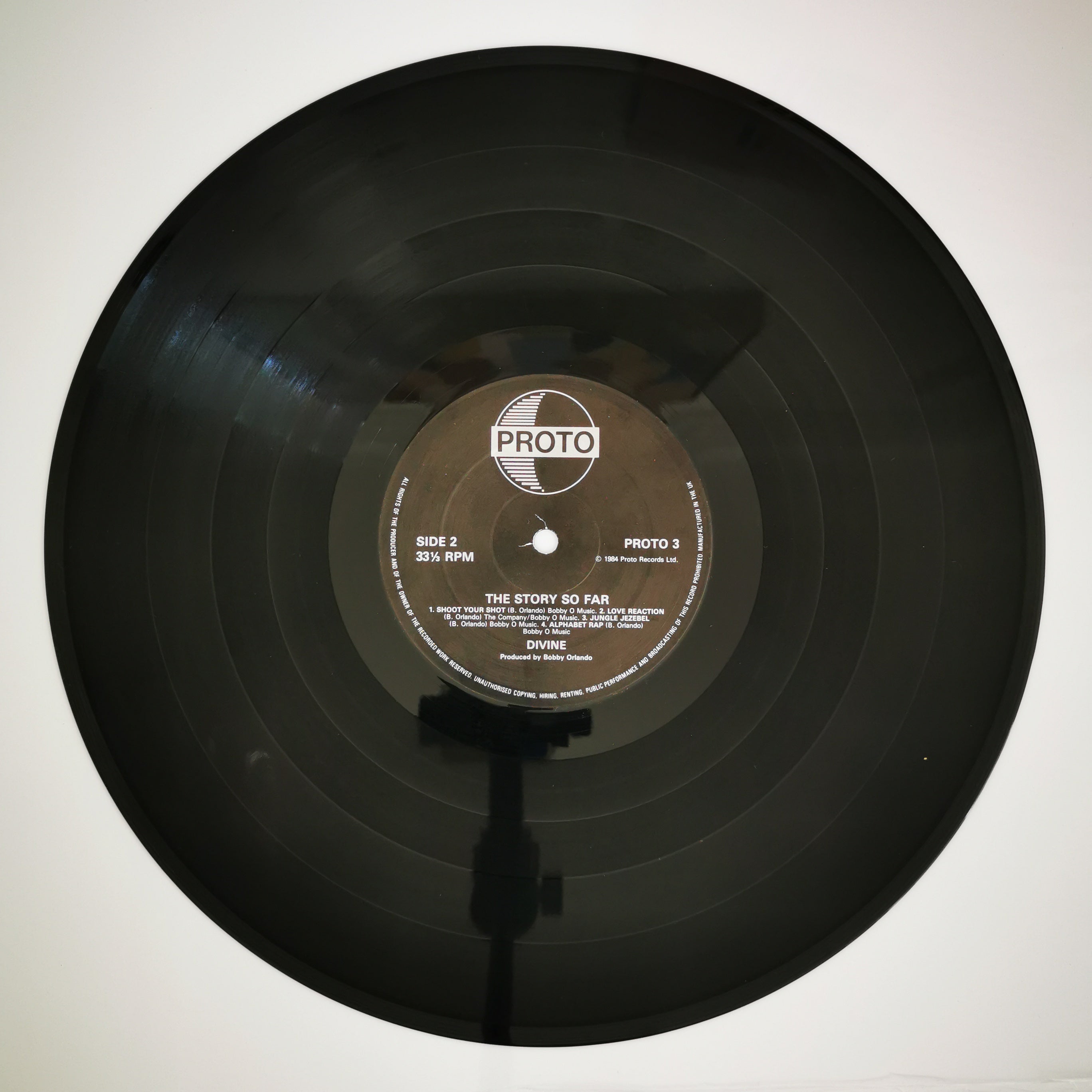 Divine (80's) The Story So Far Vinyl LP Record