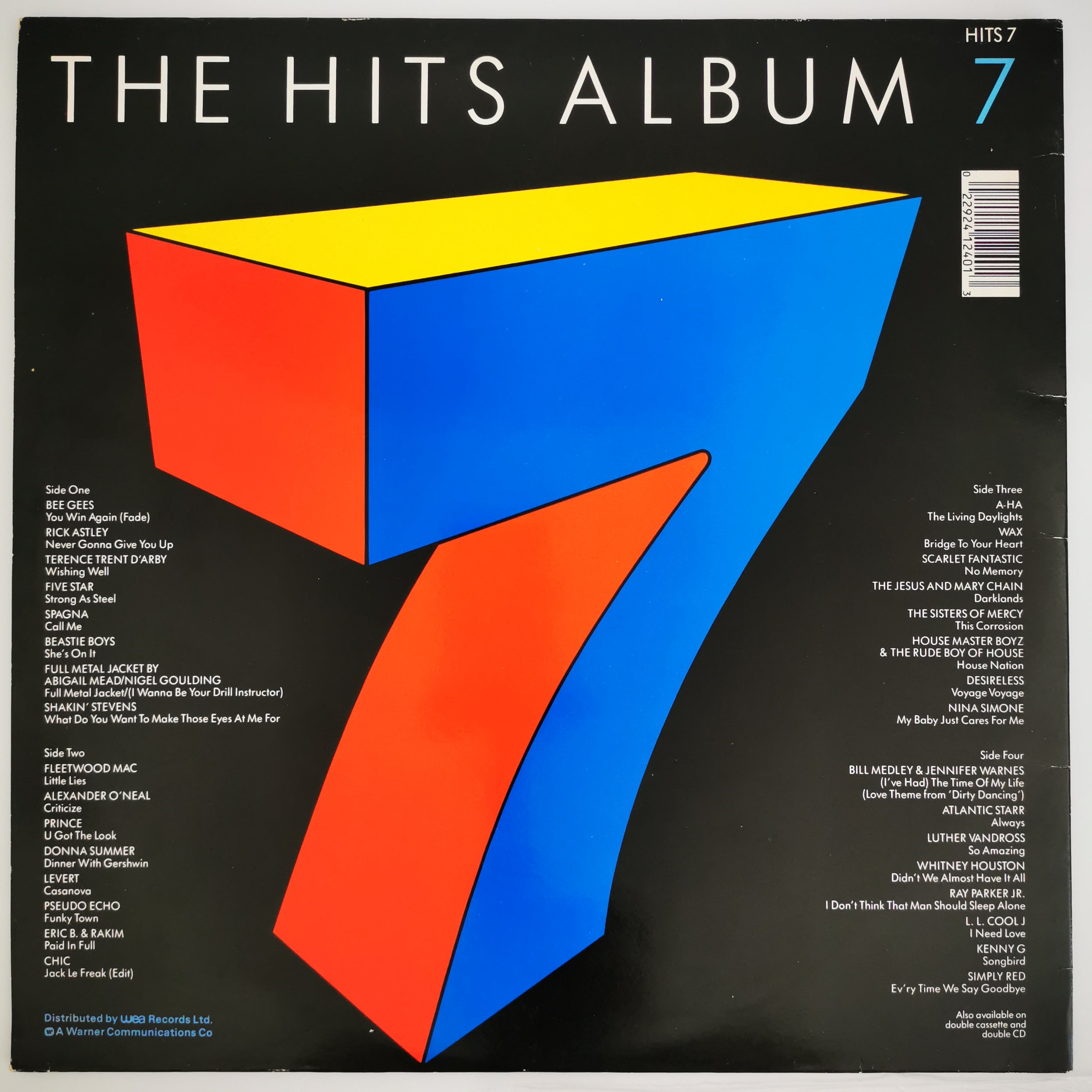Various – The Hits Album 7 Double Vinyl LP Record