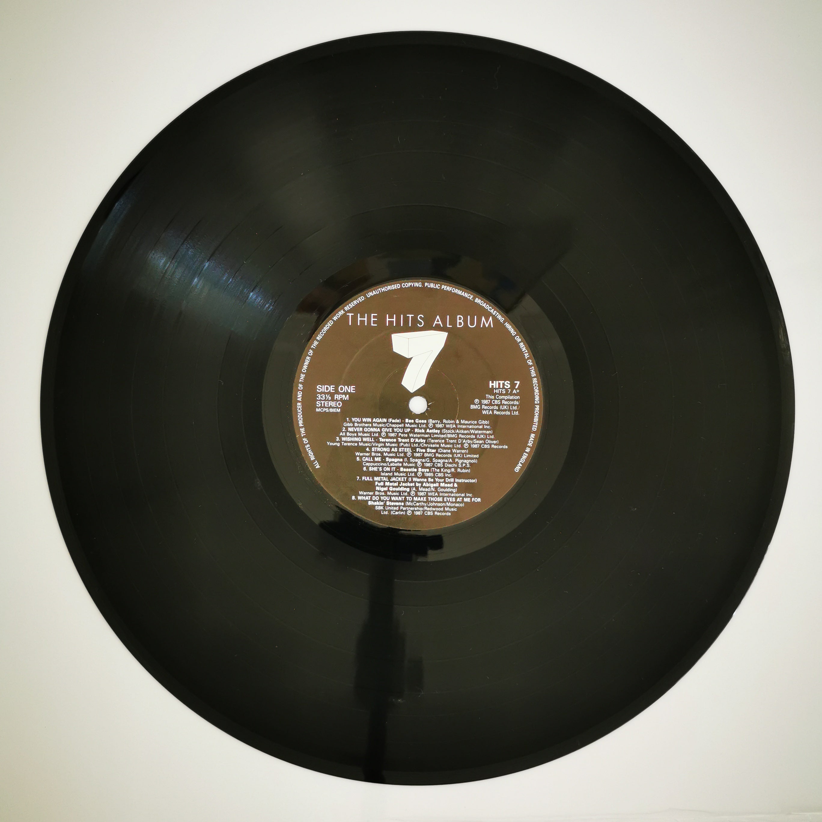 Various – The Hits Album 7 Double Vinyl LP Record