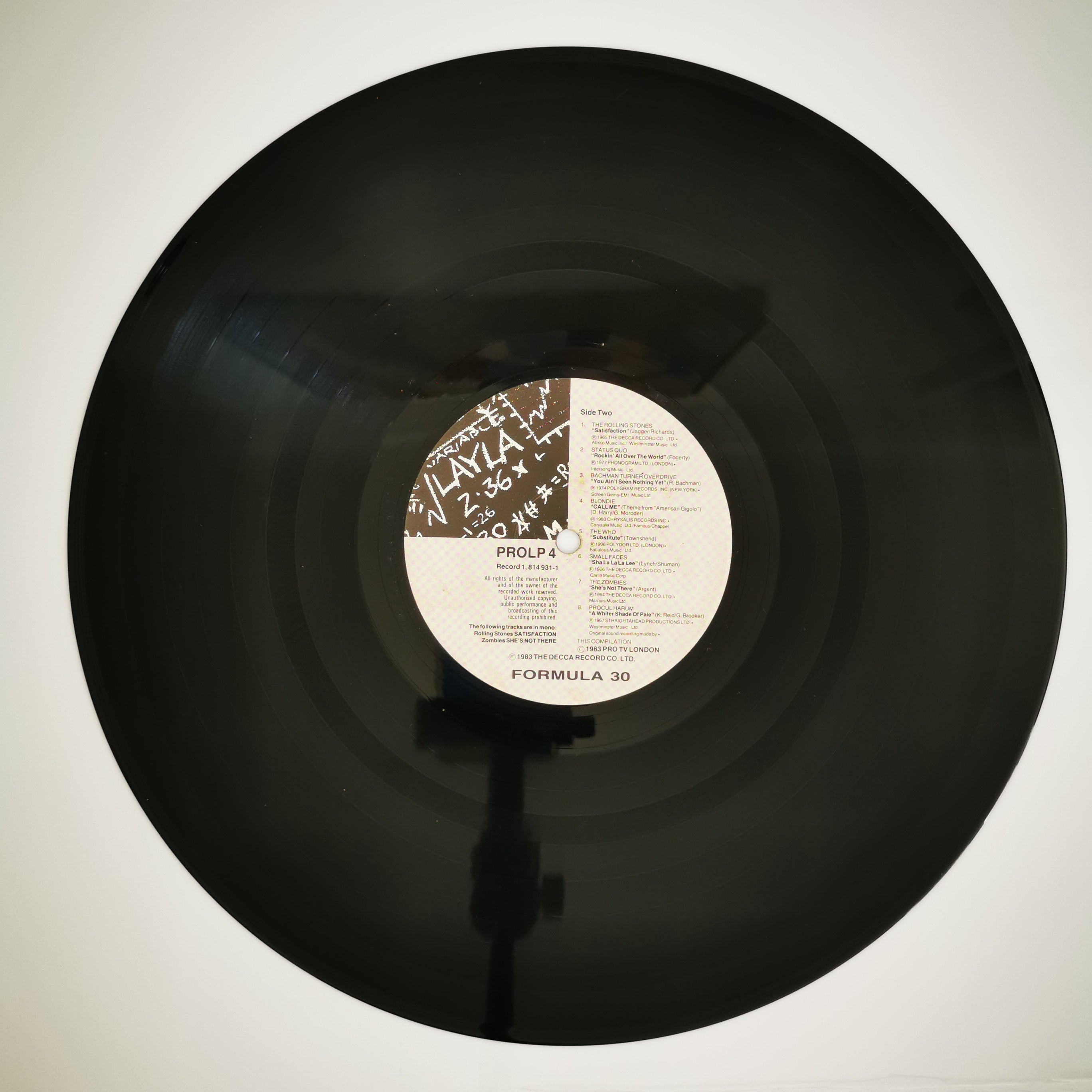 Various-60s & 70s Formula 30 2-LP vinyl Record Set