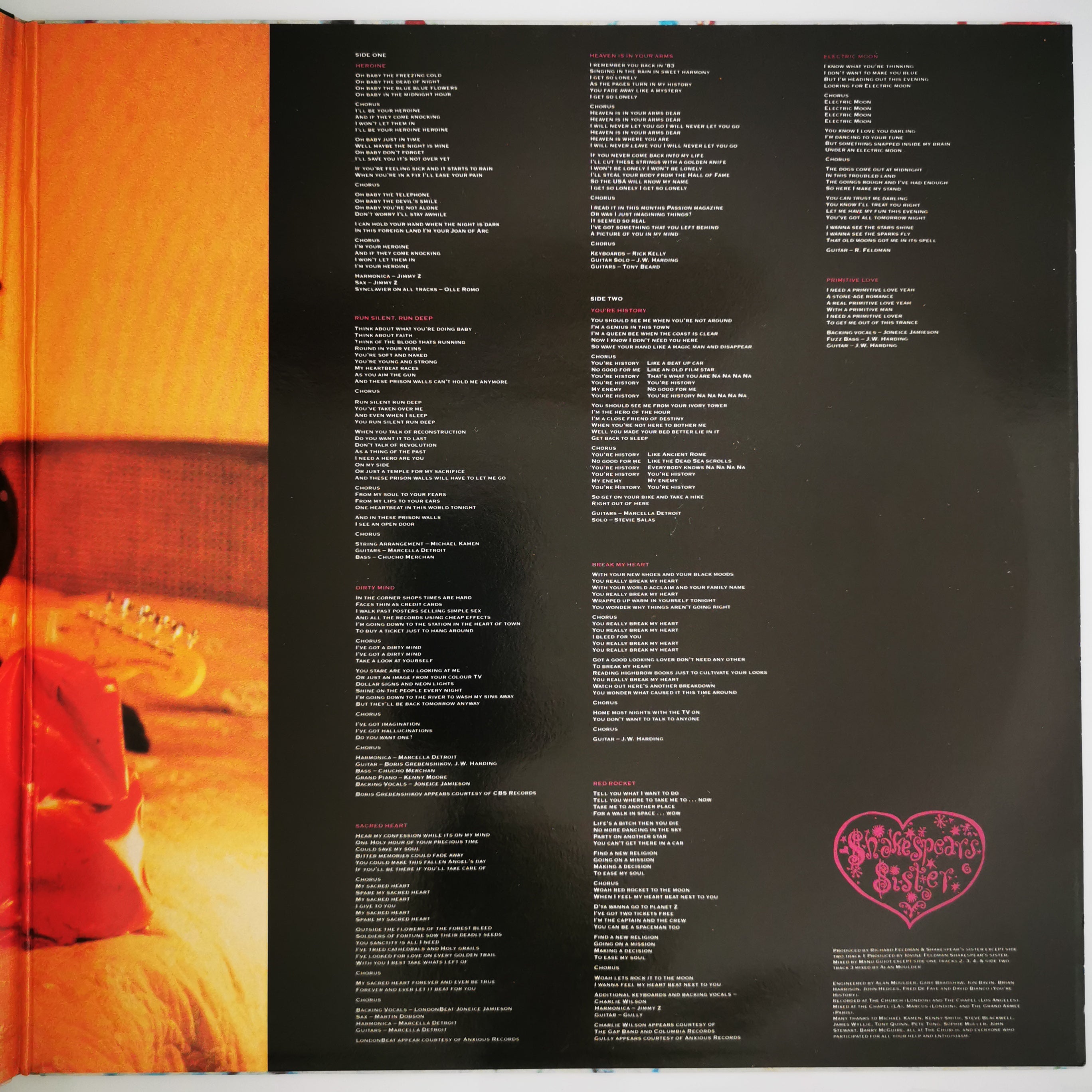 Shakespear's Sister Sacred Heart Vinyl LP Record
