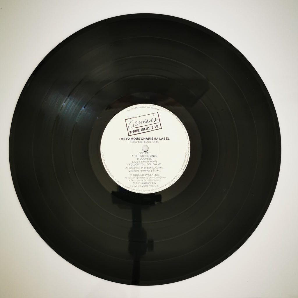 Genesis Three Sides Live 2-LP vinyl Record Set