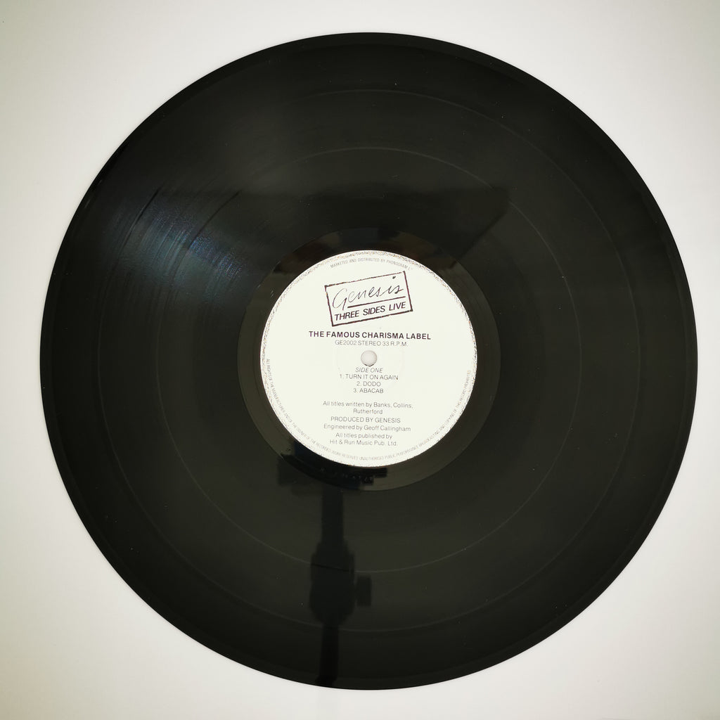 Genesis Three Sides Live 2-LP vinyl Record Set