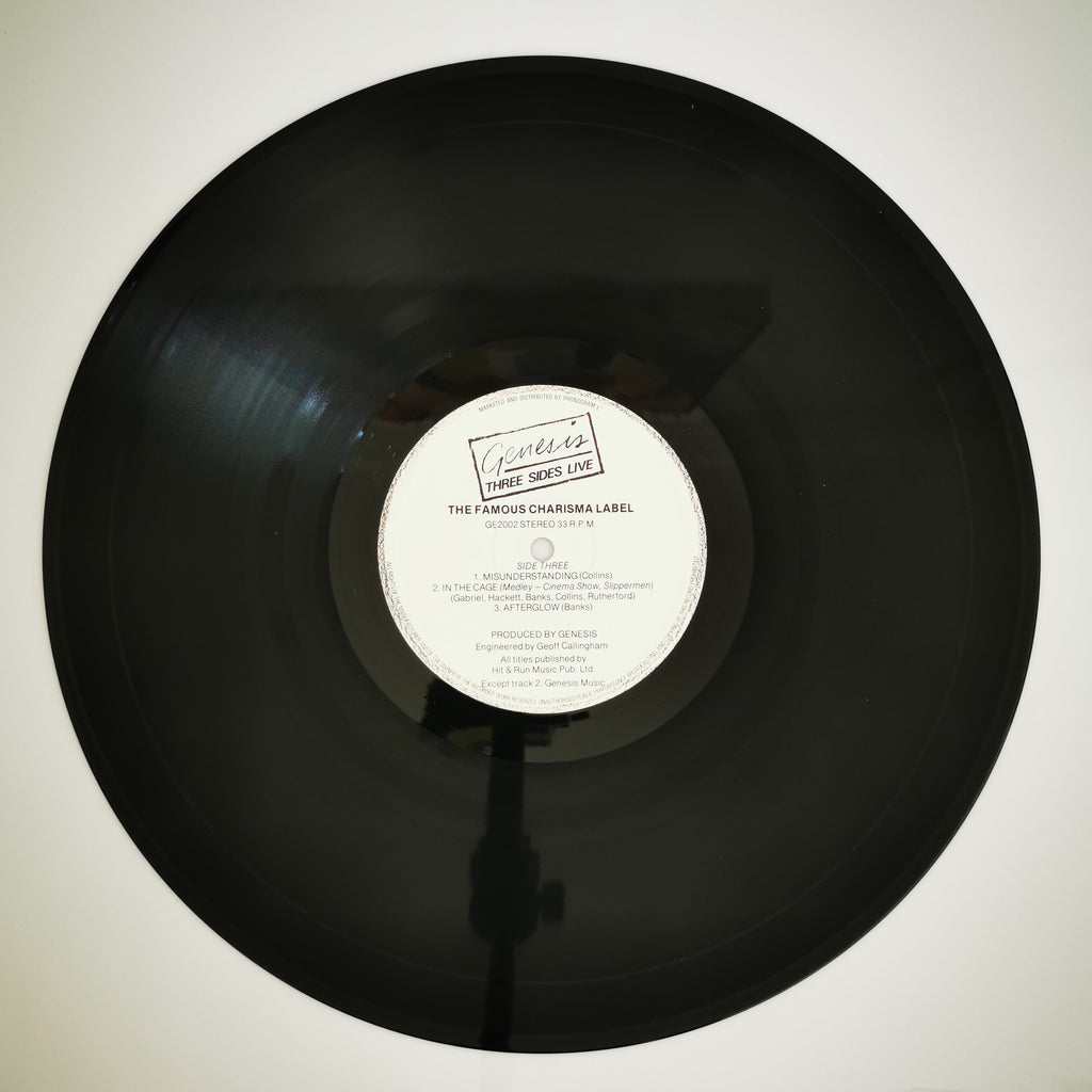 Genesis Three Sides Live 2-LP vinyl Record Set