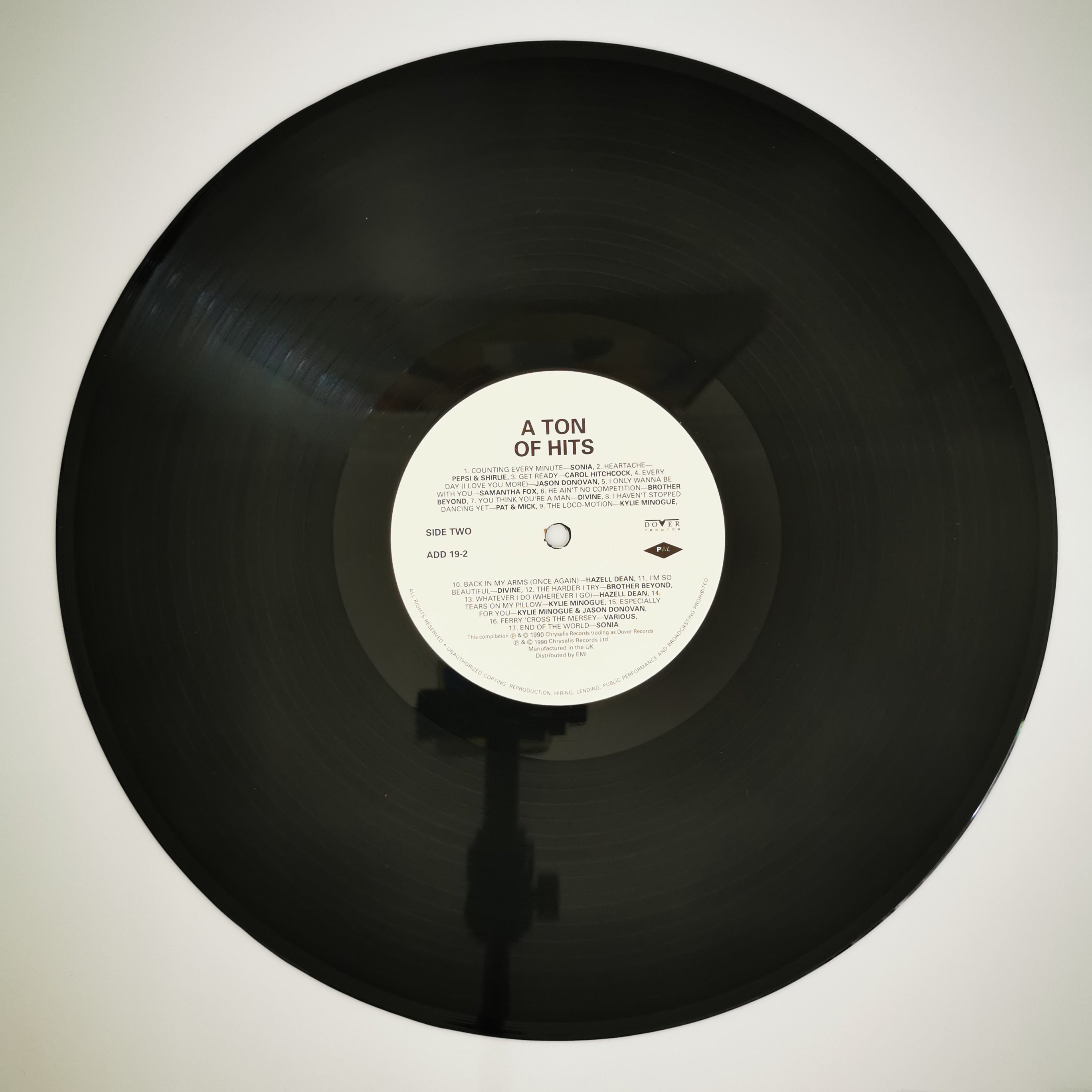 The Best Of Stock Aitken Waterman A Ton Of Hits UK Vinyl Record