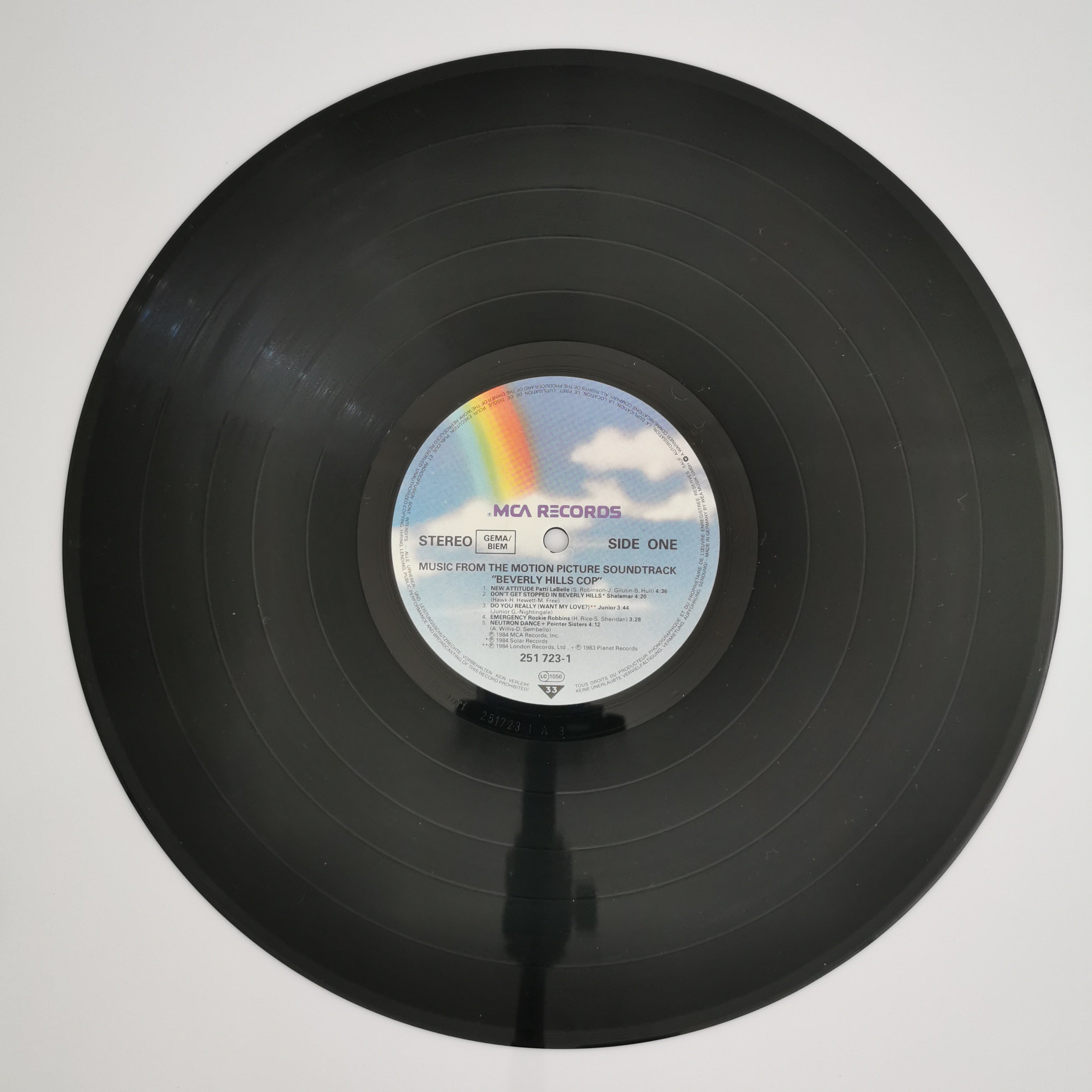 Beverly Hills Cop Original Movie Soundtrack Vinyl LP Record
