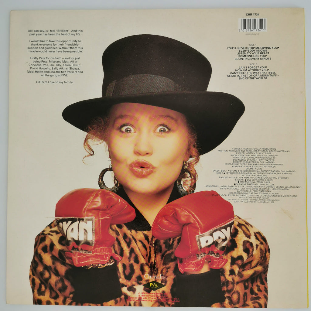 Sonia – Everybody Knows Vinyl LP Record