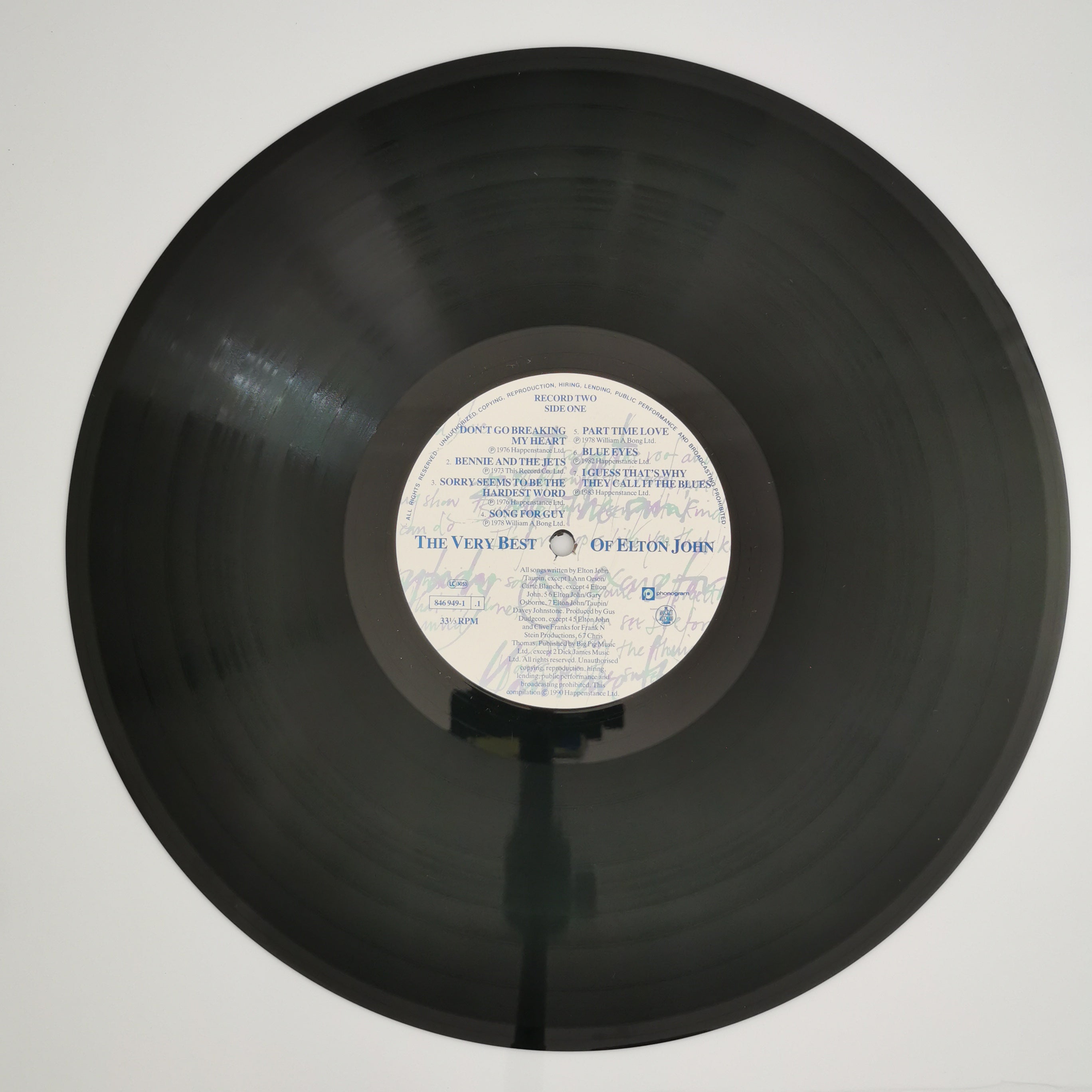 Elton John – The Very Best Of Elton John Double Vinyl LP