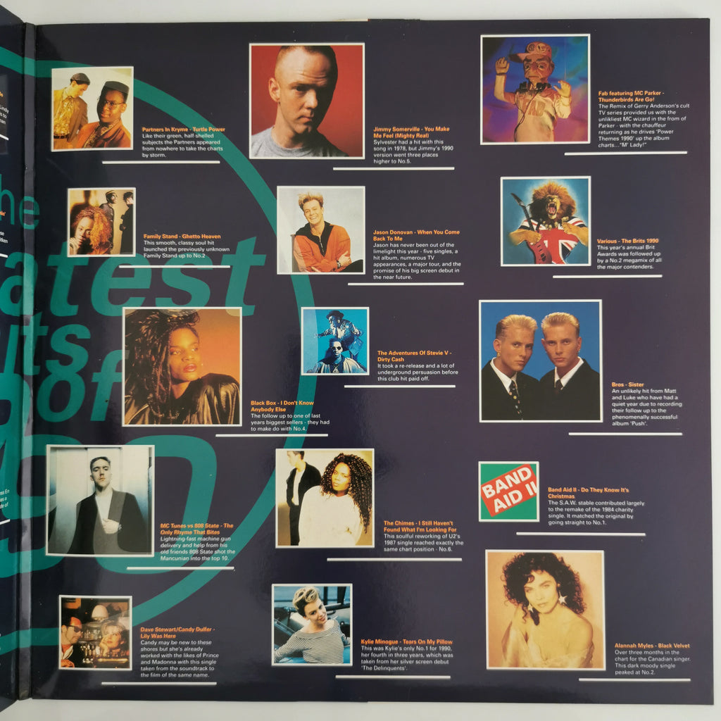 Various-Pop The Greatest Hits Of 1990 Double Vinyl