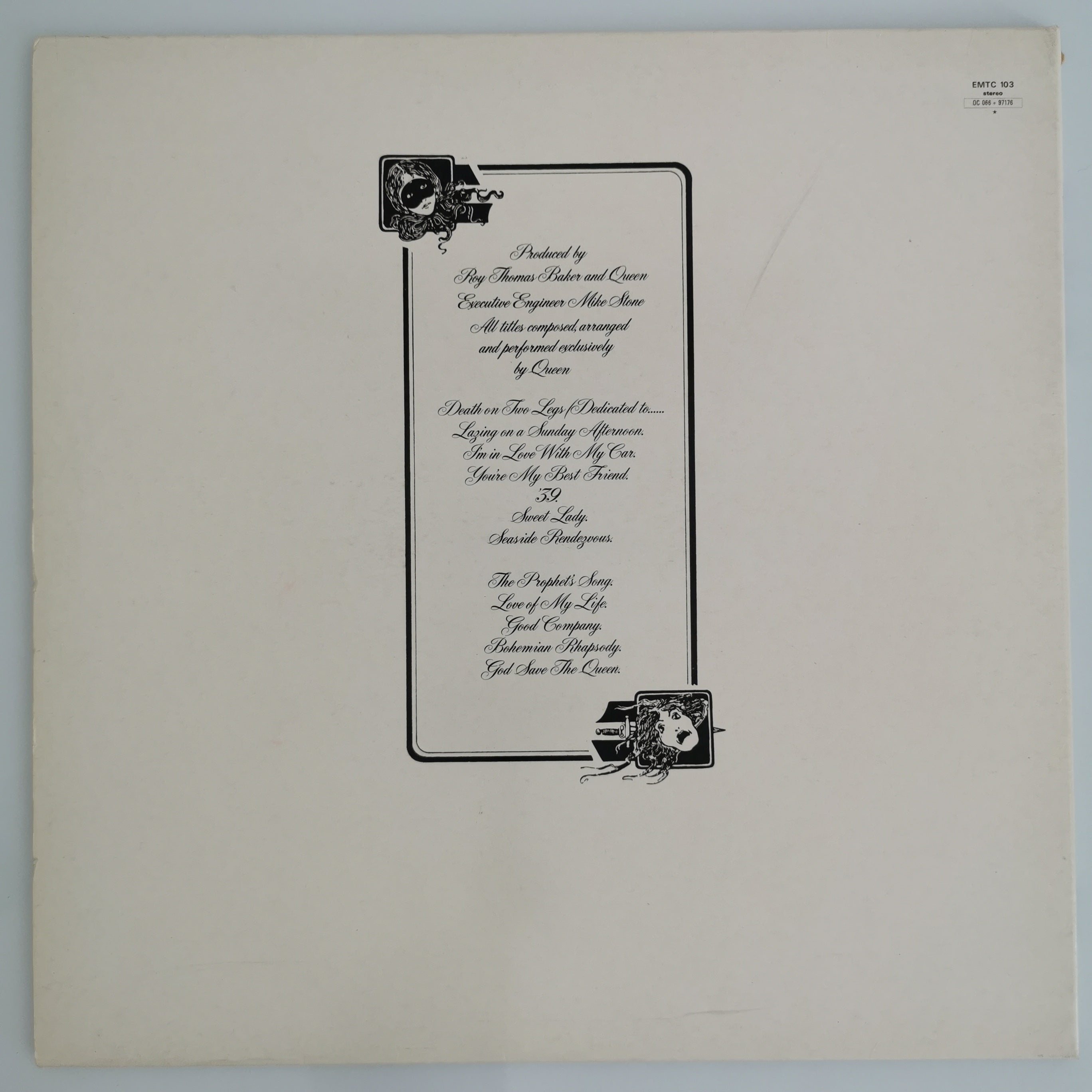 Queen A Night At The Opera Vinyl LP Record