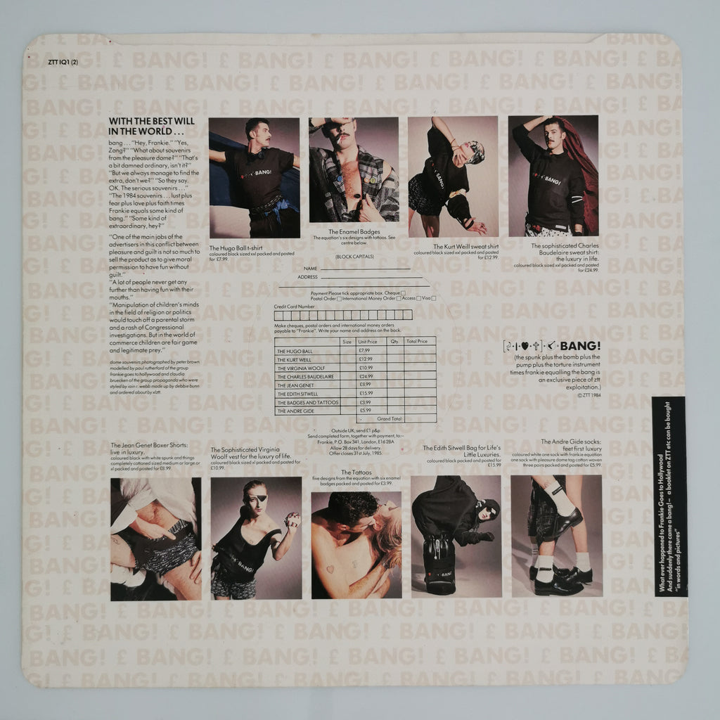 Frankie Goes To Hollywood Welcome To The Pleasuredome Vinyl LP