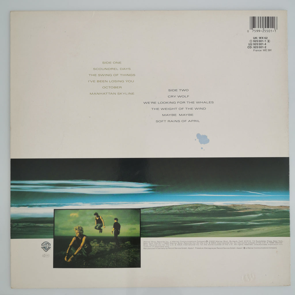 A-Ha Scoundrel Days Vinyl LP Record