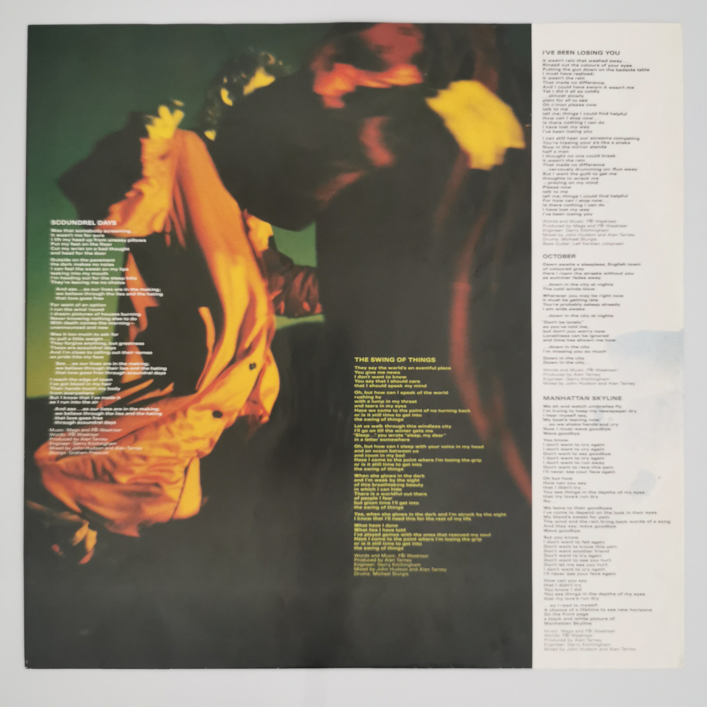 A-Ha Scoundrel Days Vinyl LP Record
