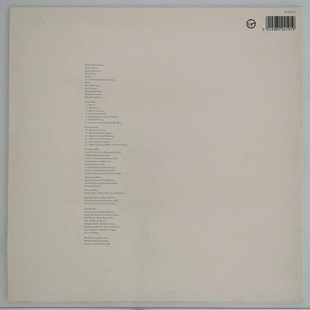 Danny Wilson Meet Danny Wilson Vinyl LP Record