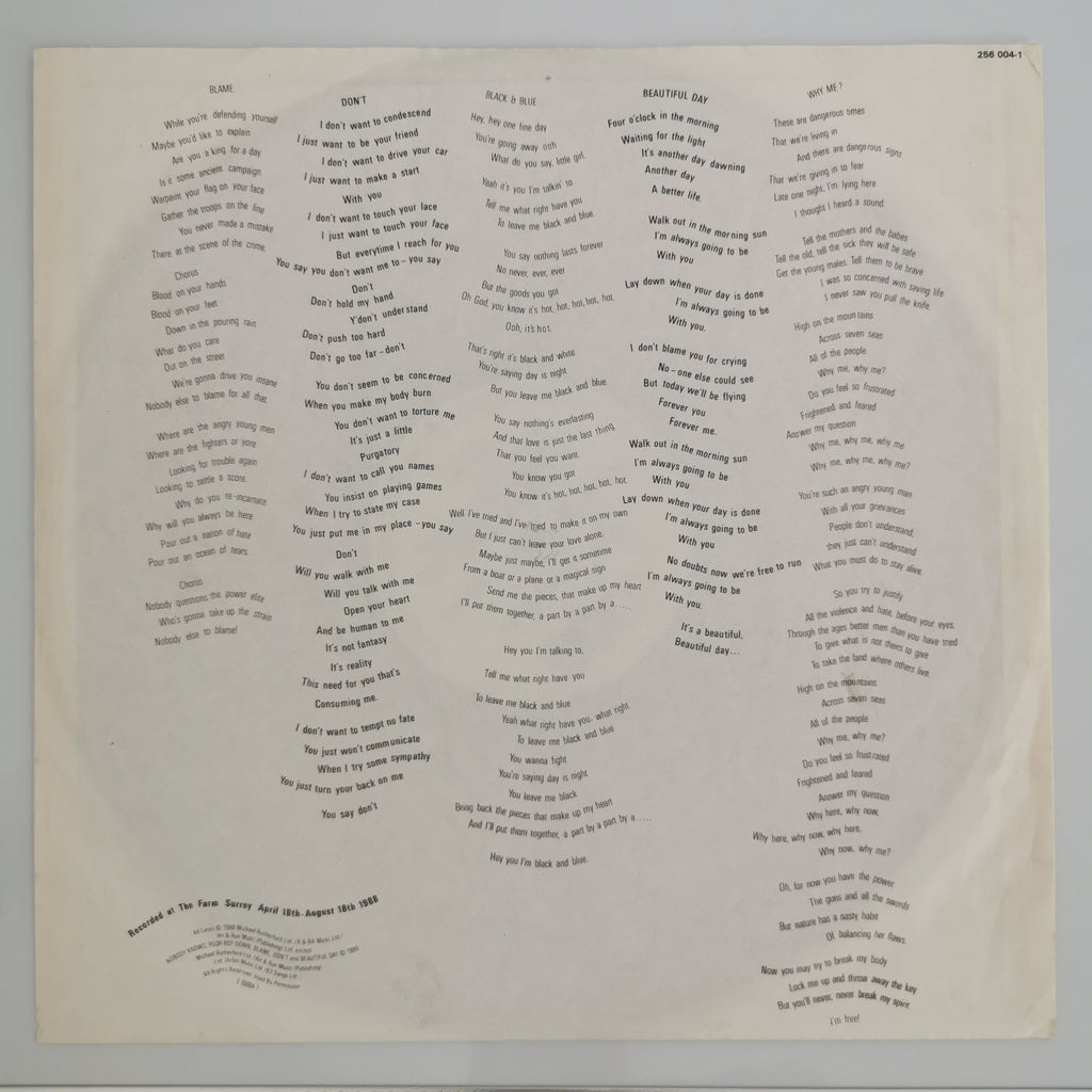 Mike & The Mechanics – Living Years Vinyl LP Record