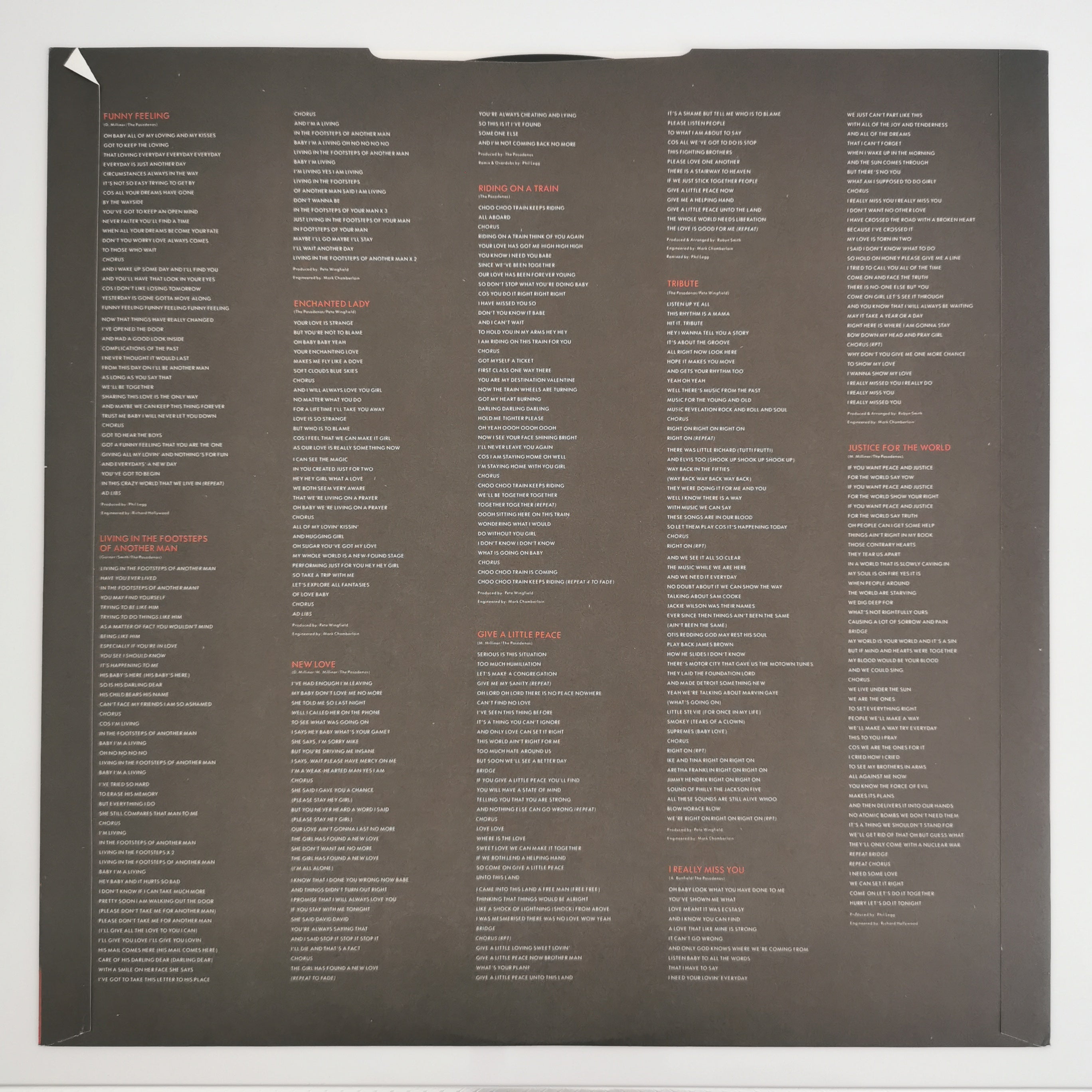The Pasadenas – To Whom It May Concern Vinyl LP Record
