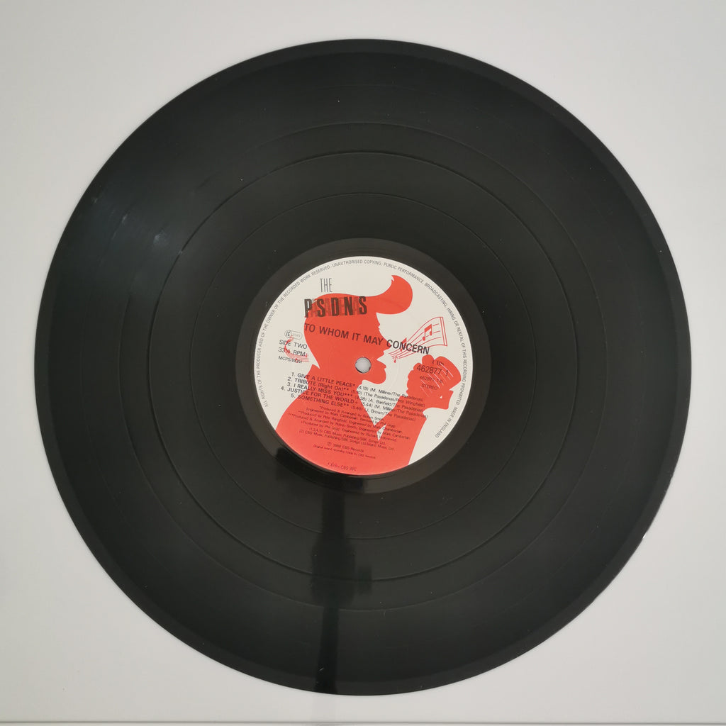 The Pasadenas – To Whom It May Concern Vinyl LP Record