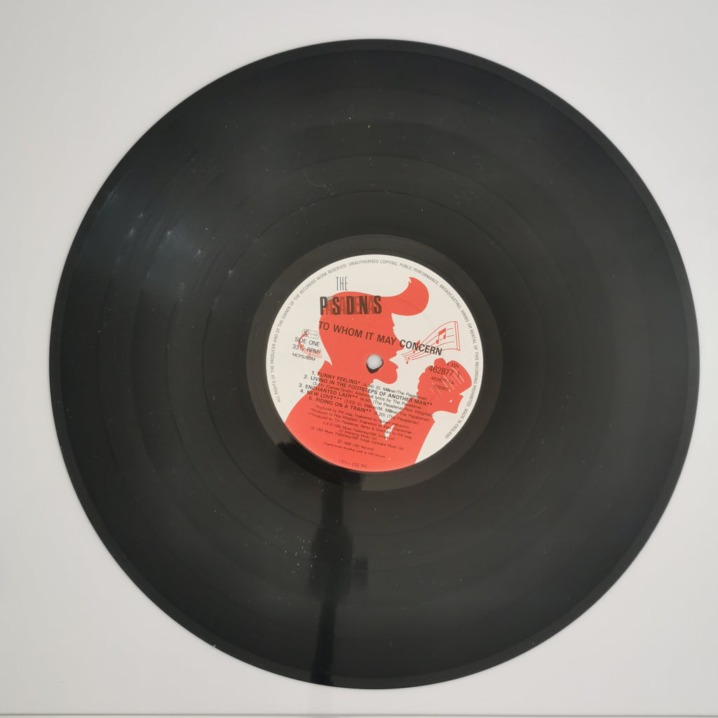 The Pasadenas – To Whom It May Concern Vinyl LP Record