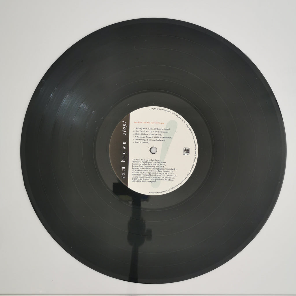 Sam Brown – Stop! Vinyl LP Record 1988