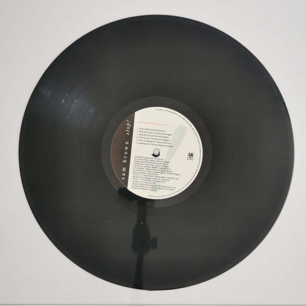 Sam Brown – Stop! Vinyl LP Record 1988