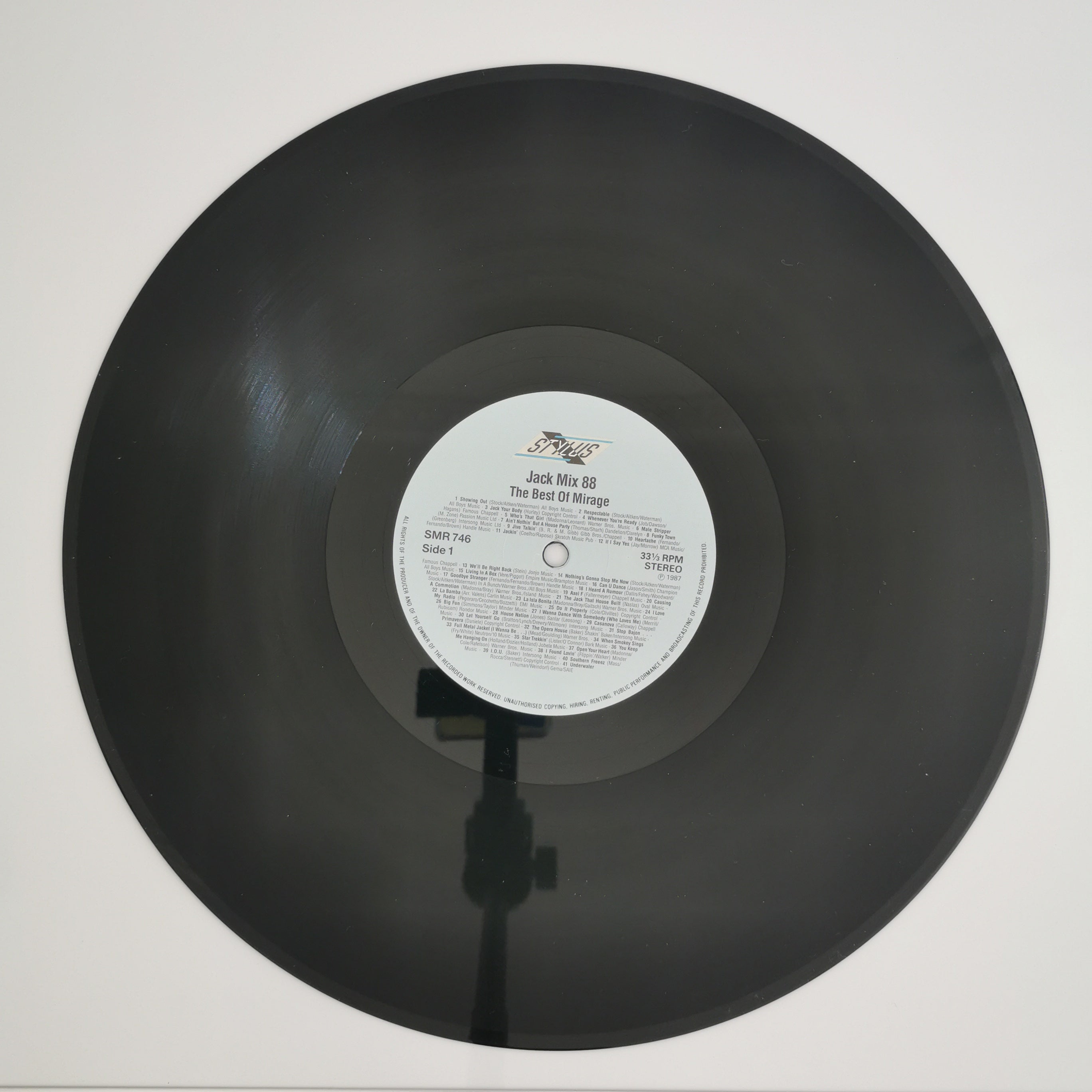 Mirage Jack Mix '88: The Best Of Mirage Vinyl LP