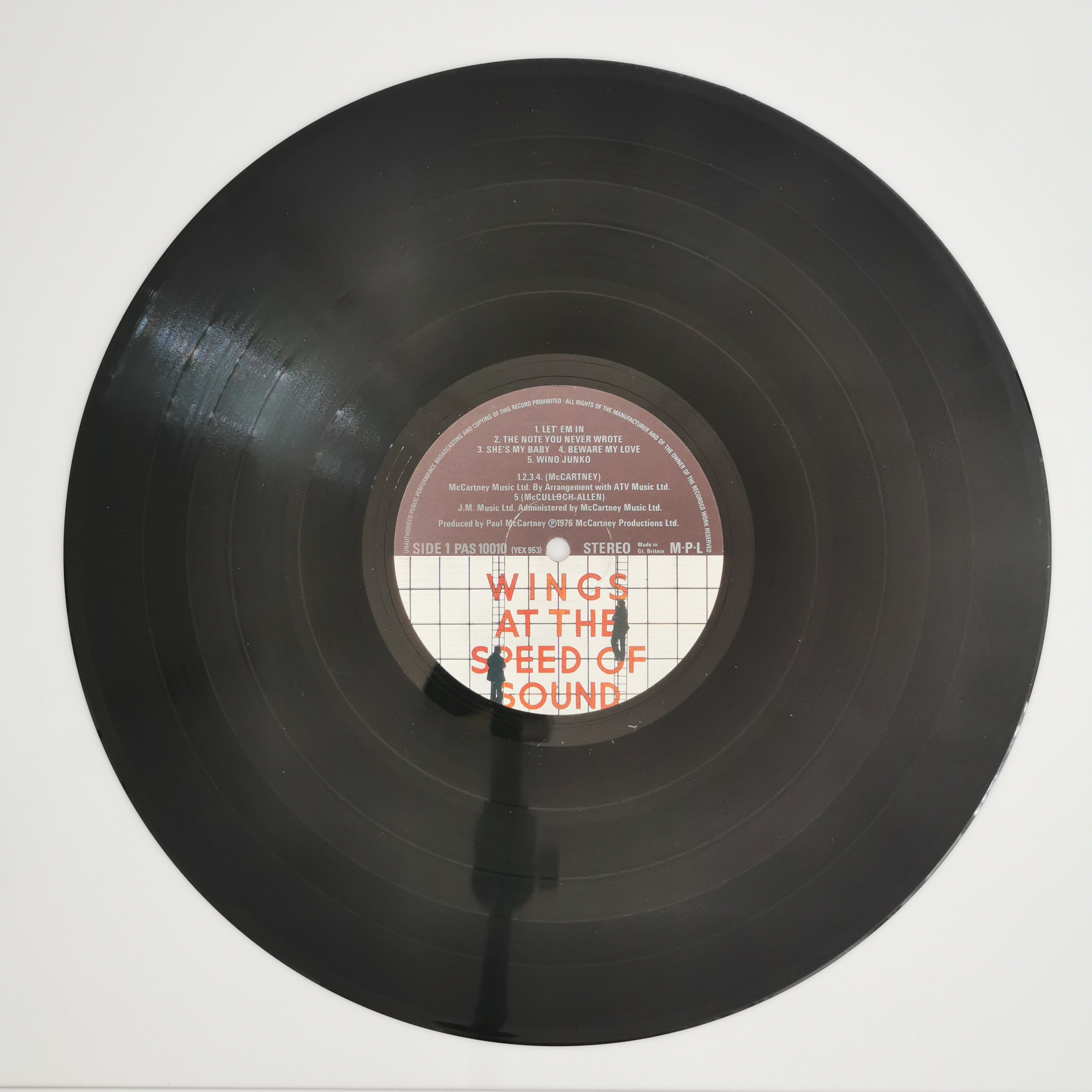 Paul McCartney and Wings At The Speed Of Sound Vinyl LP