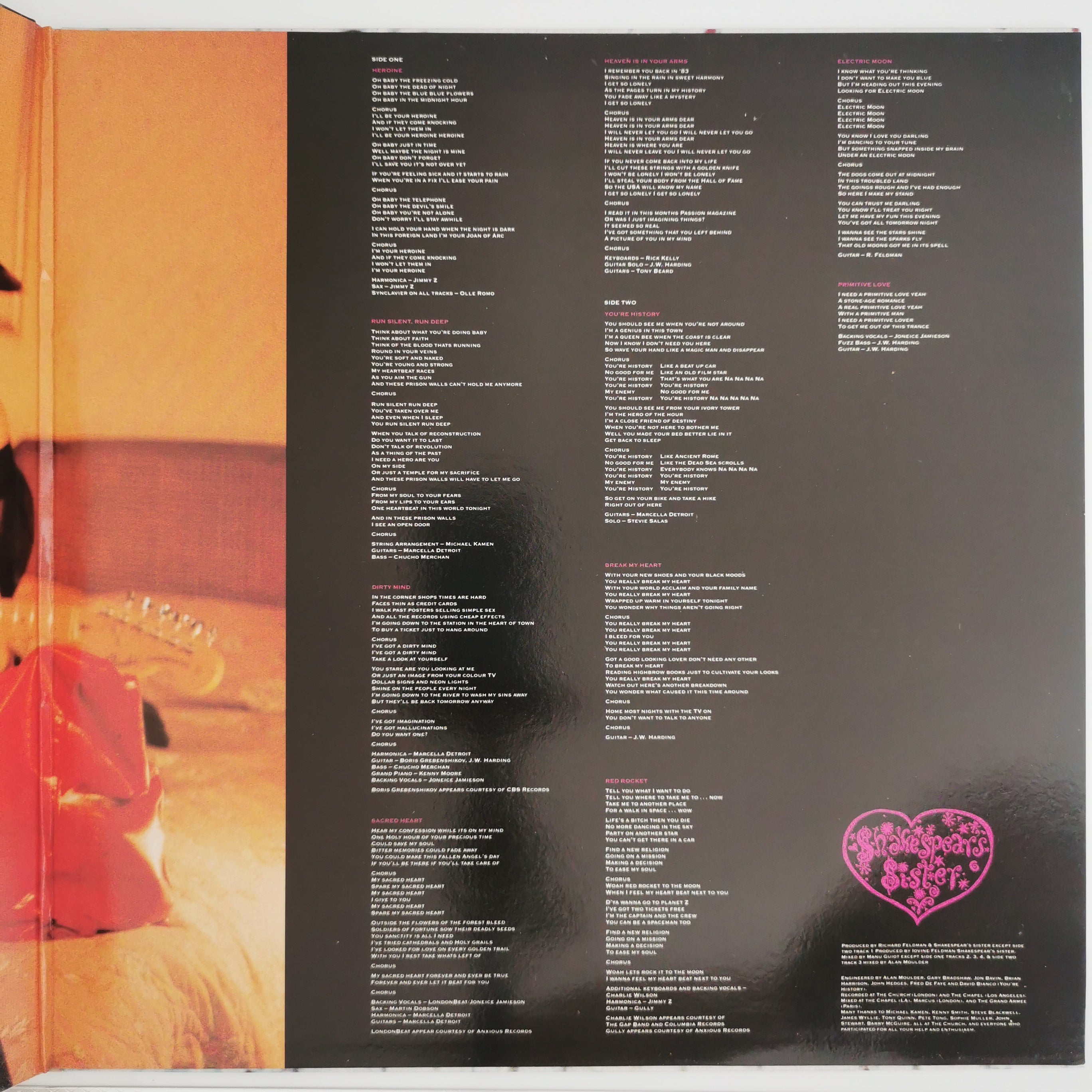 Shakespear's Sister Sacred Heart Vinyl LP Record