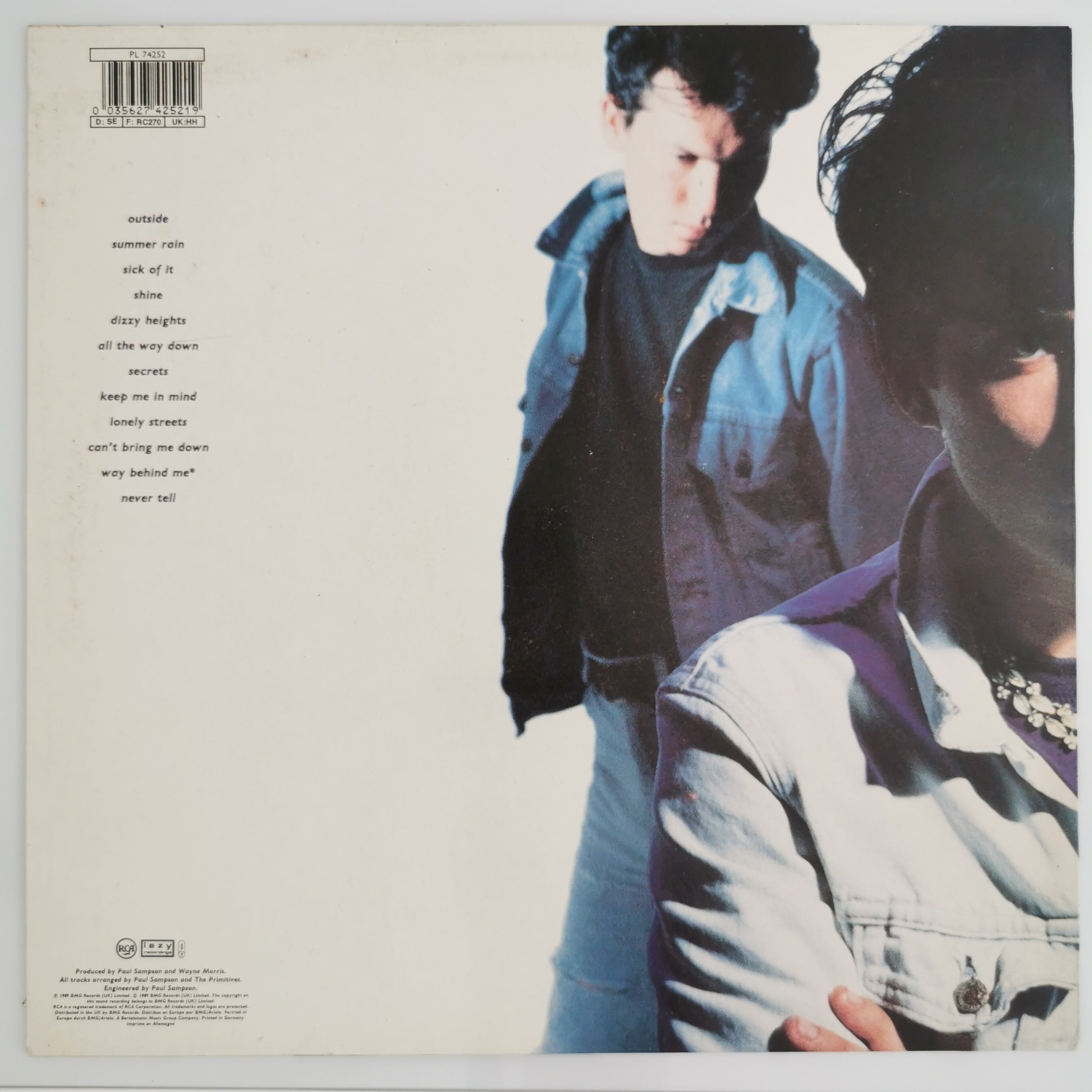 The Primitives Pure - Vinyl LP Record 1989