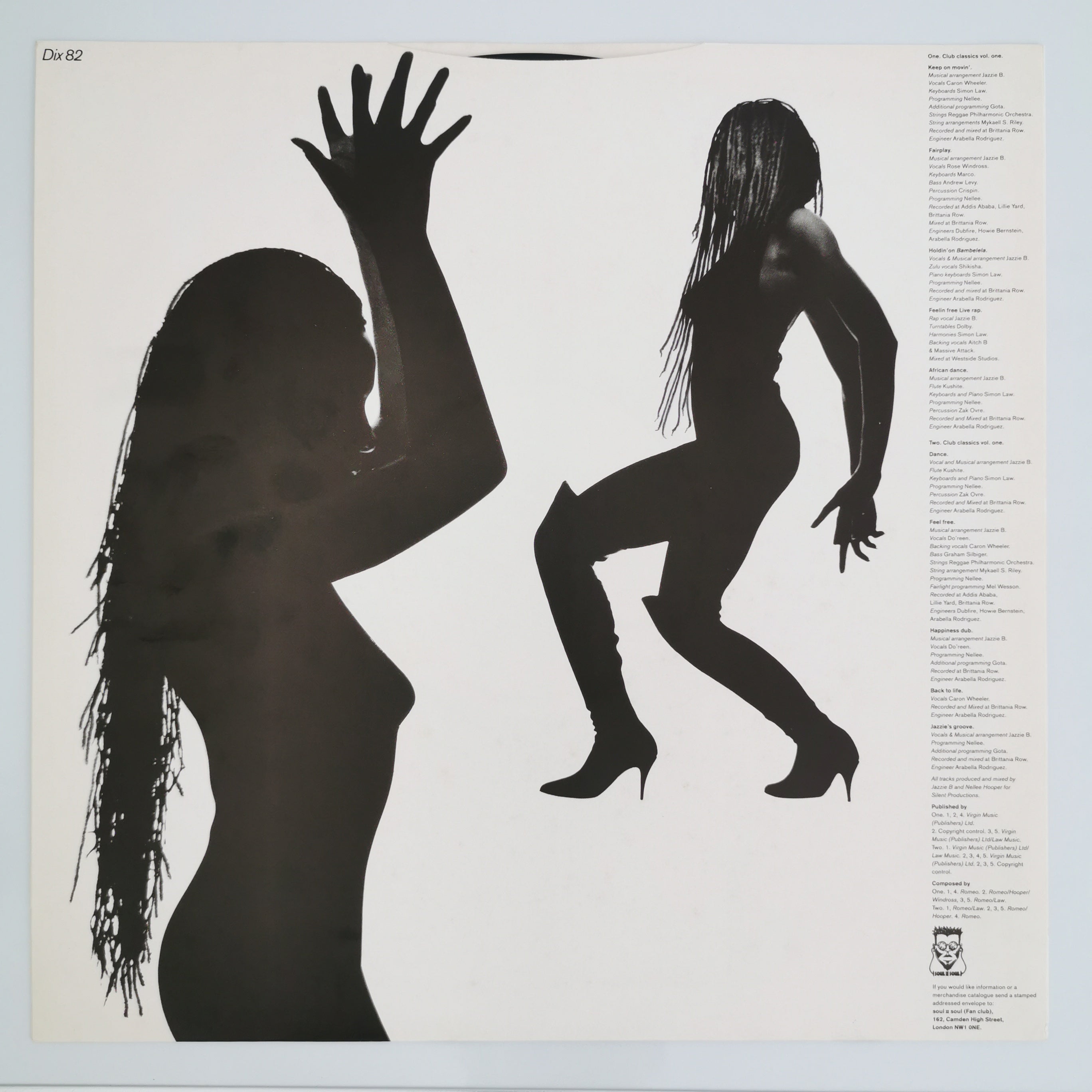 Soul II Soul – Club Classics Vol. One Vinyl LP Record