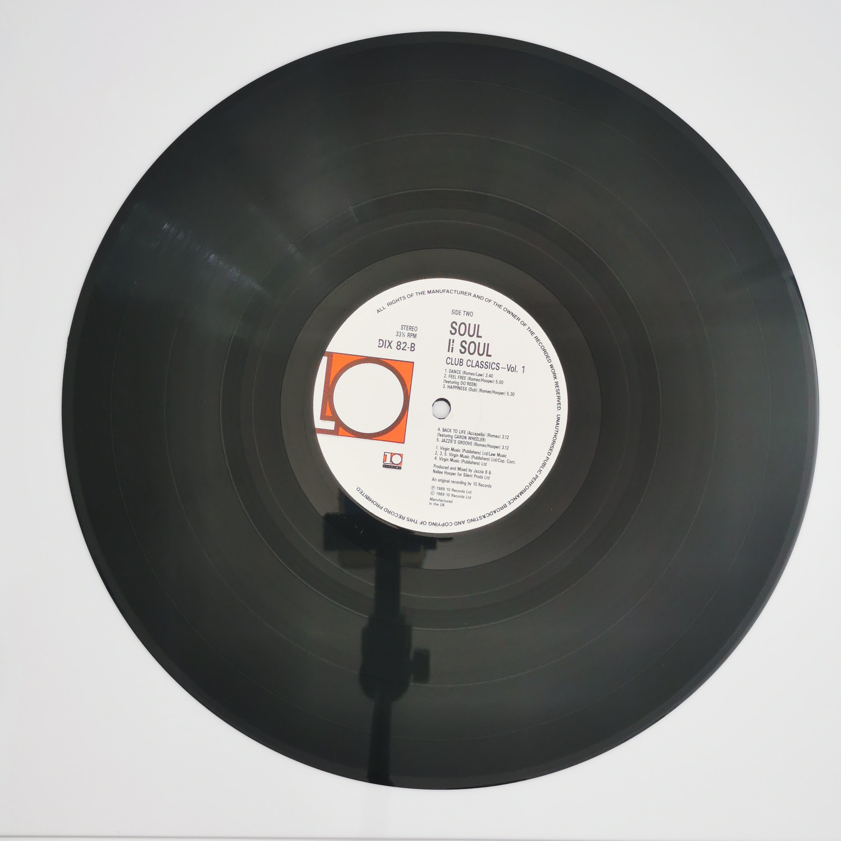 Soul II Soul – Club Classics Vol. One Vinyl LP Record
