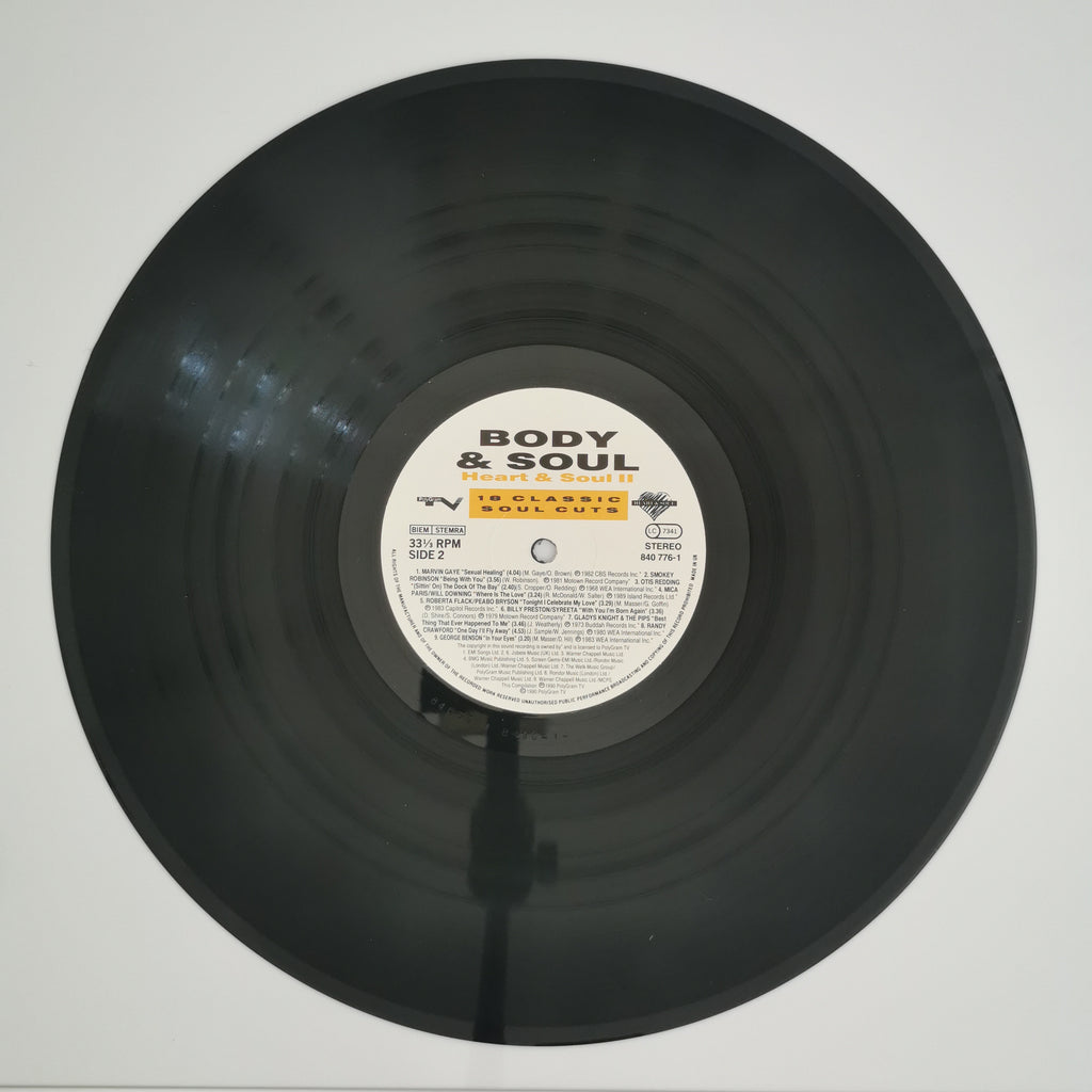 Body & Soul 18 Classic Soul Cuts Vinyl LP Record 1990