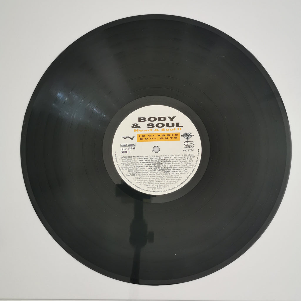 Body & Soul 18 Classic Soul Cuts Vinyl LP Record 1990