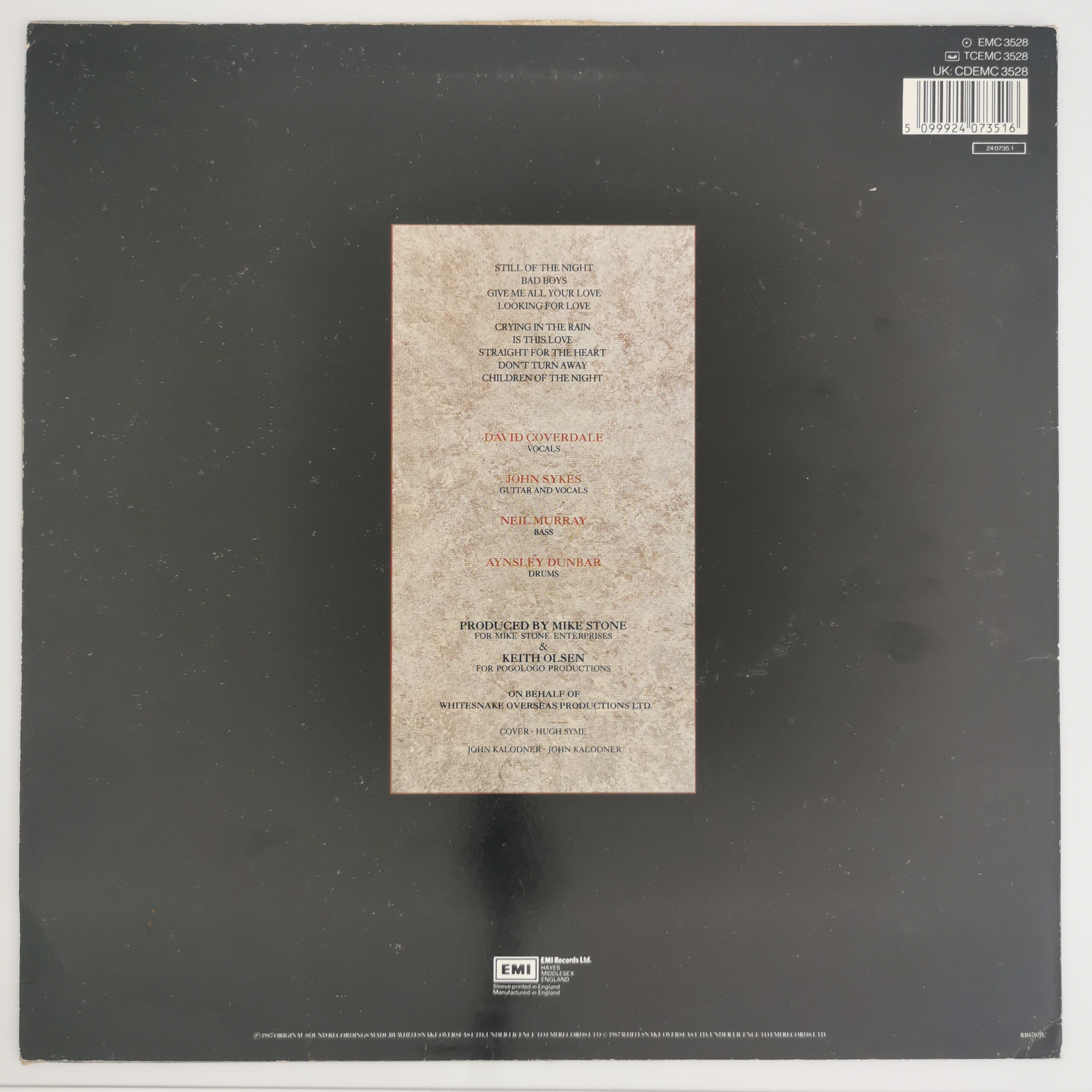 Whitesnake - Whitesnake Vinyl LP Record