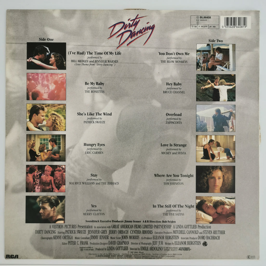 Dirty Dancing Soundtrack Vinyl LP Record