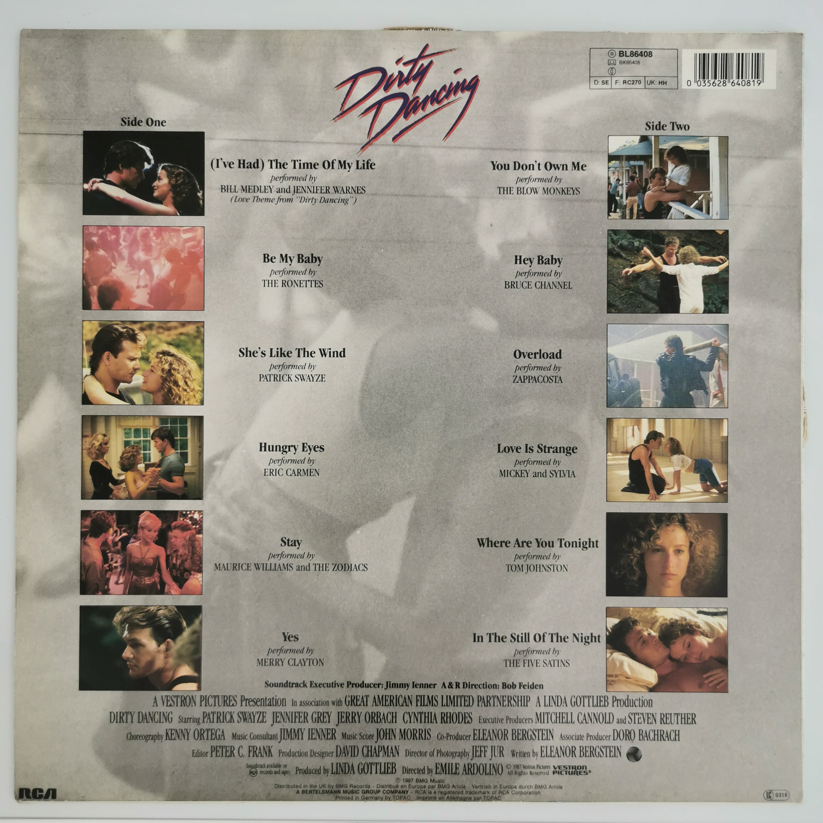 Dirty Dancing Soundtrack Vinyl LP Record