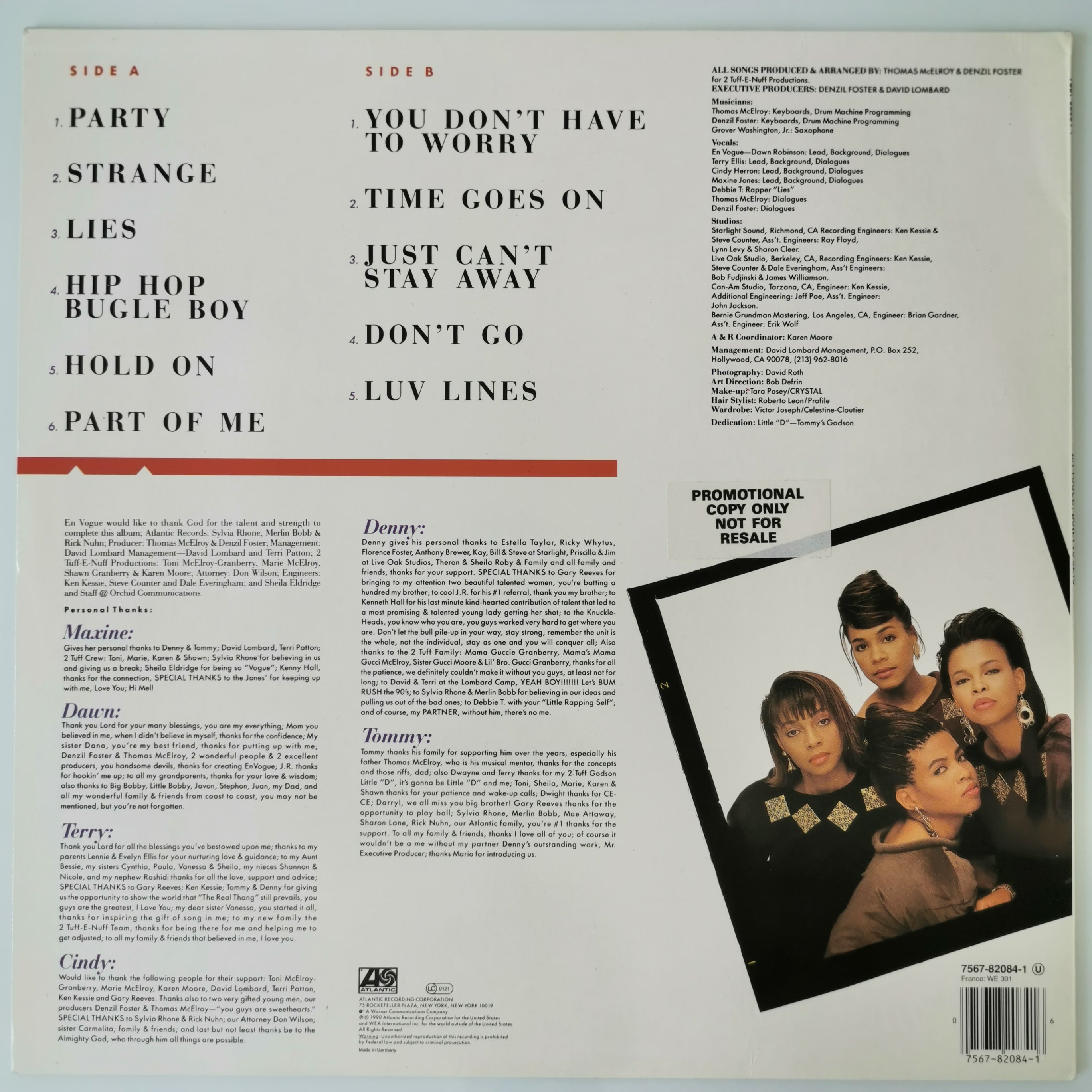 En Vogue Born To Sing Vinyl LP Record