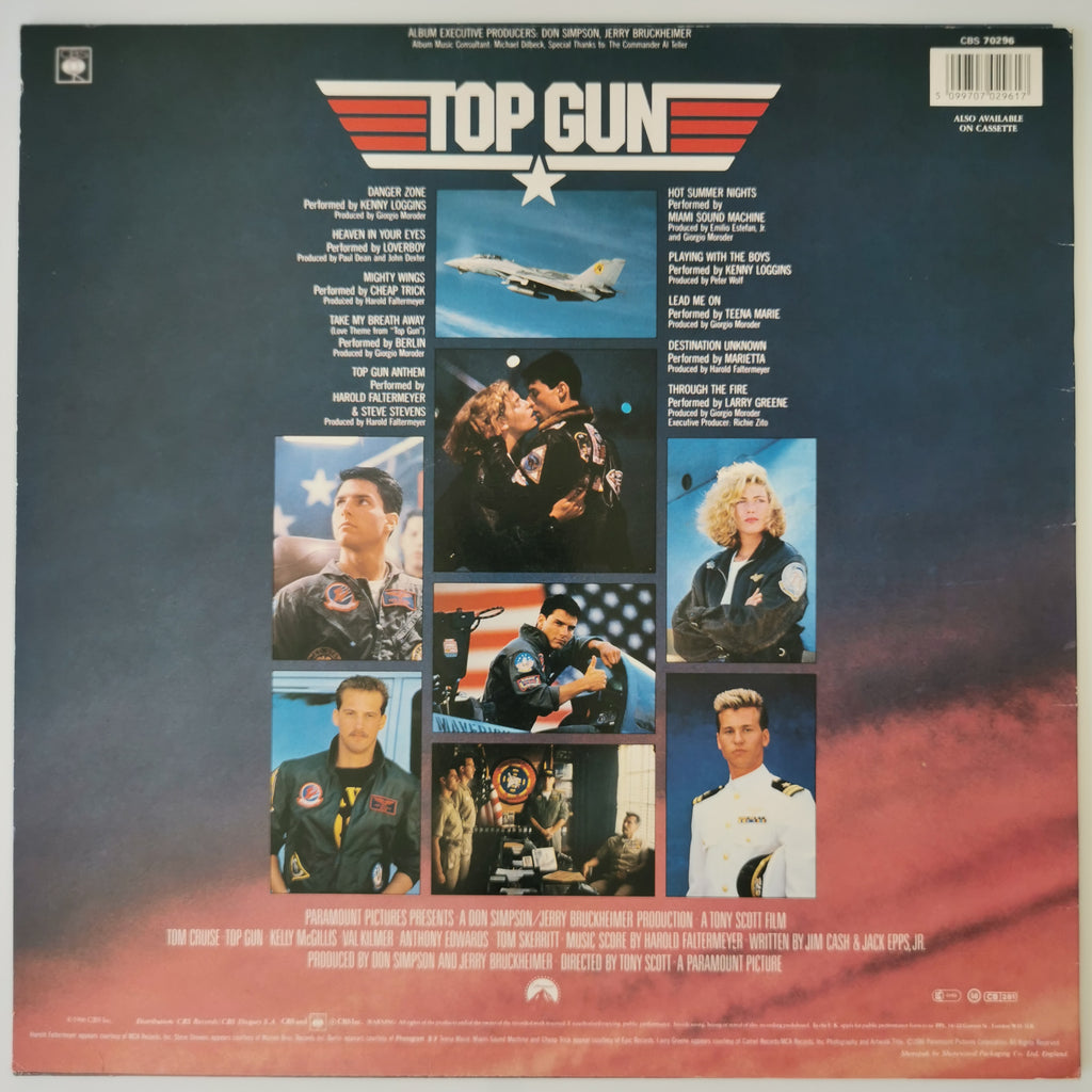 Top Gun (Original Motion Picture Soundtrack) Vinyl LP 1986