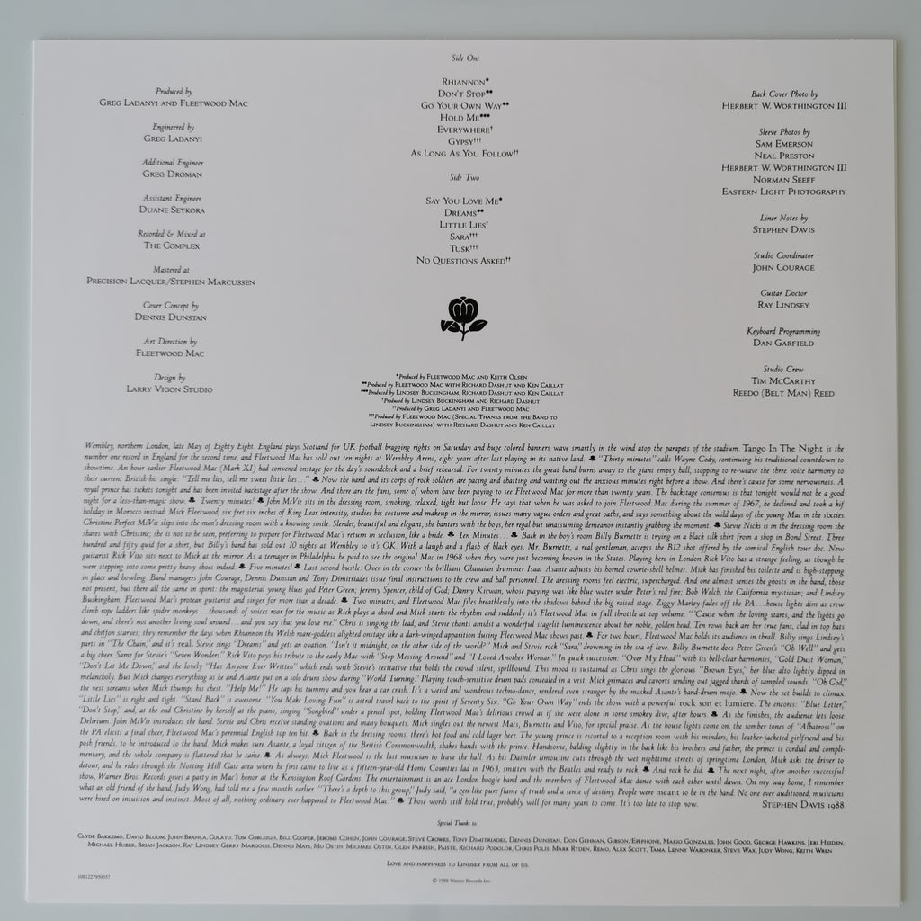 Fleetwood Mac Greatest Hits Vinyl LP Record
