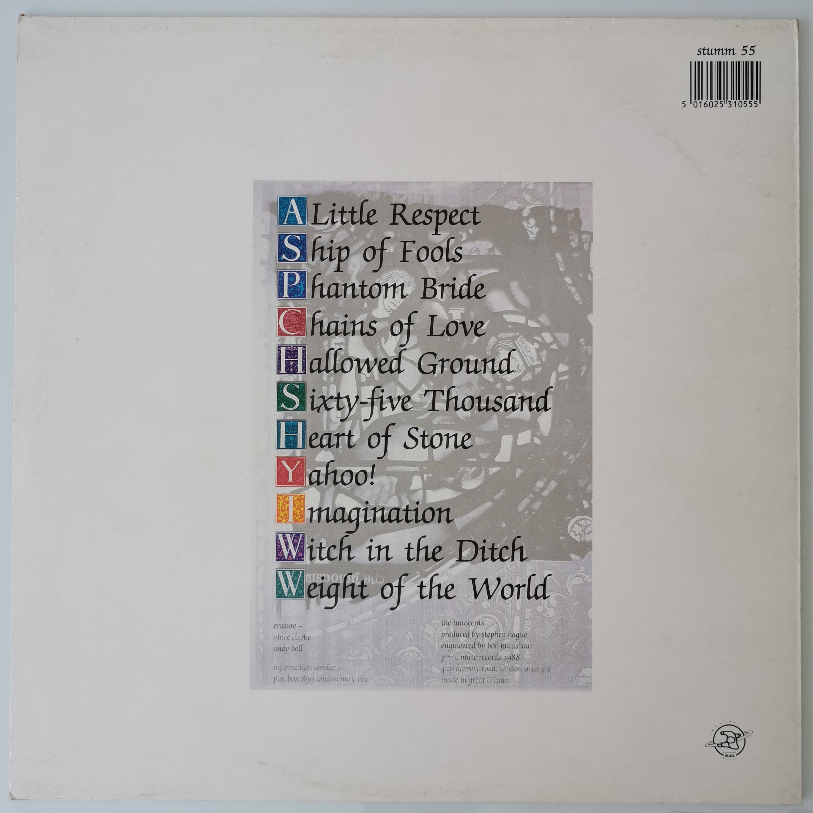 Erasure The Innocents Vinyl LP Record 1988