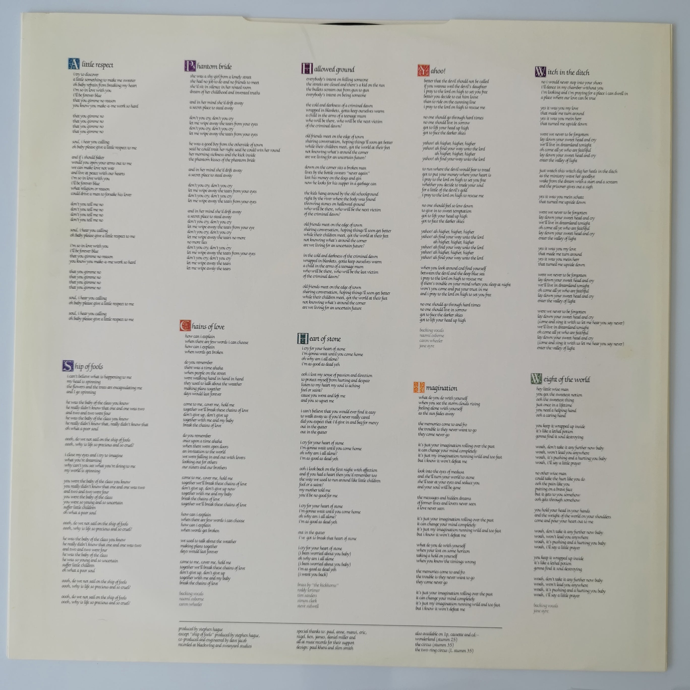 Erasure The Innocents Vinyl LP Record 1988