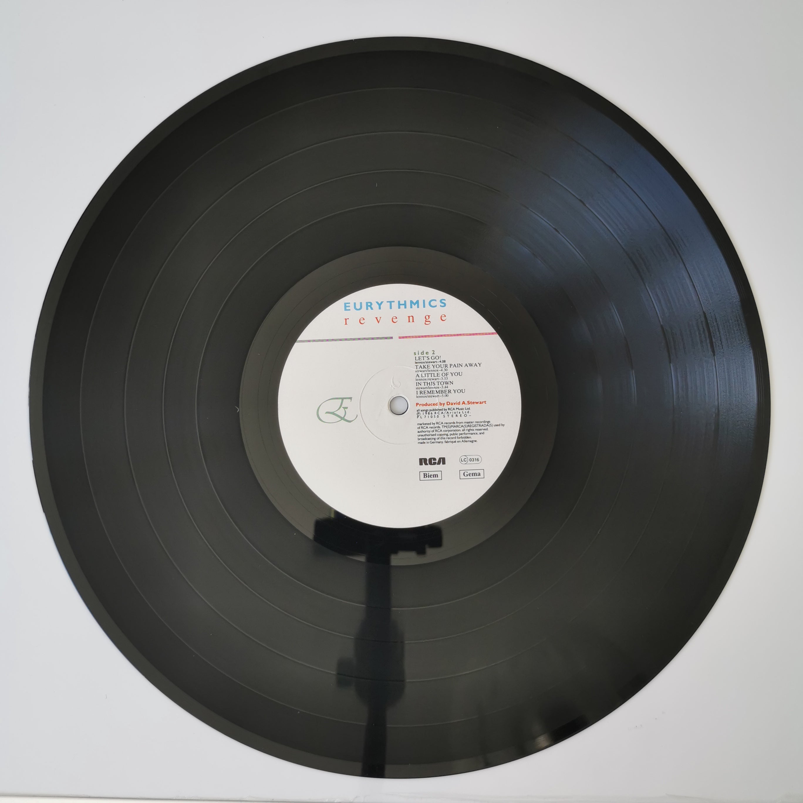 Eurythmics – Revenge Vinyl LP Record 1986