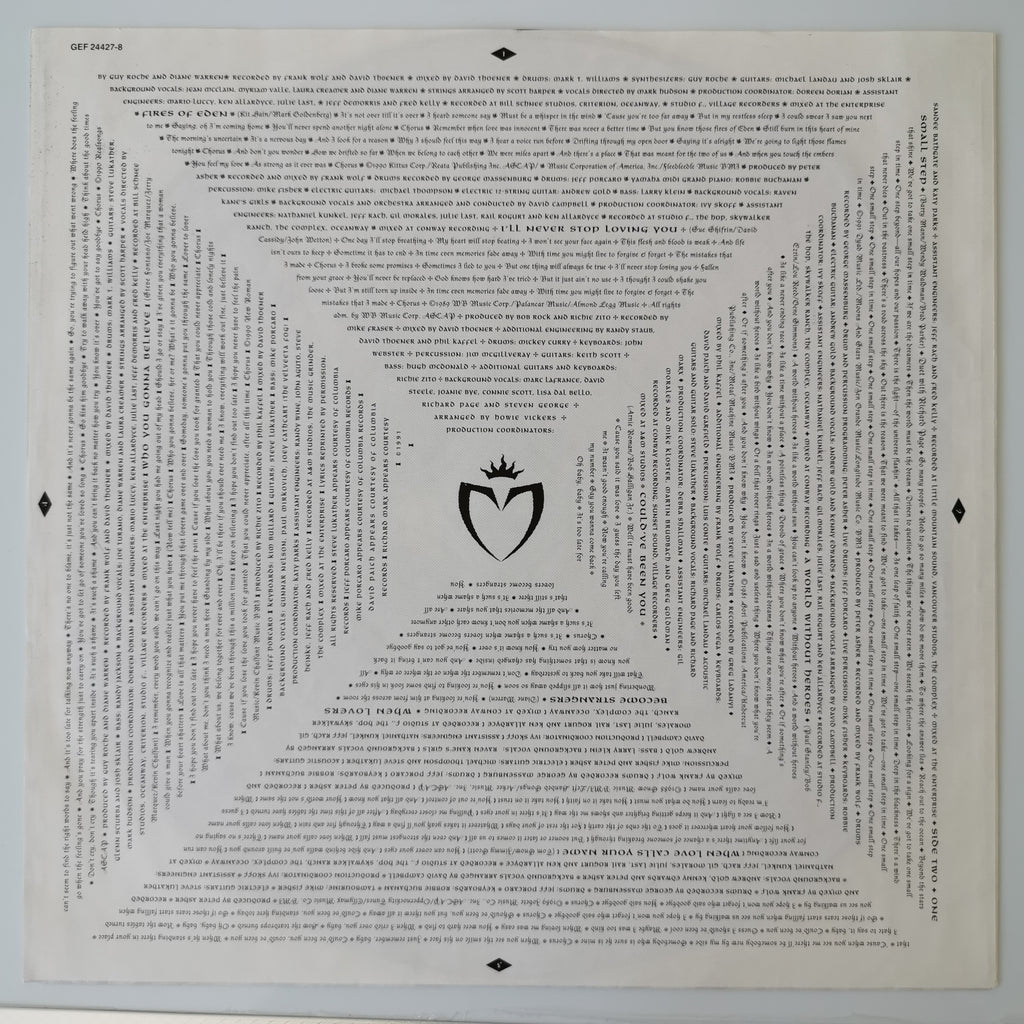Cher Love Hurts - Mirror Image Sleeve Vinyl LP Record