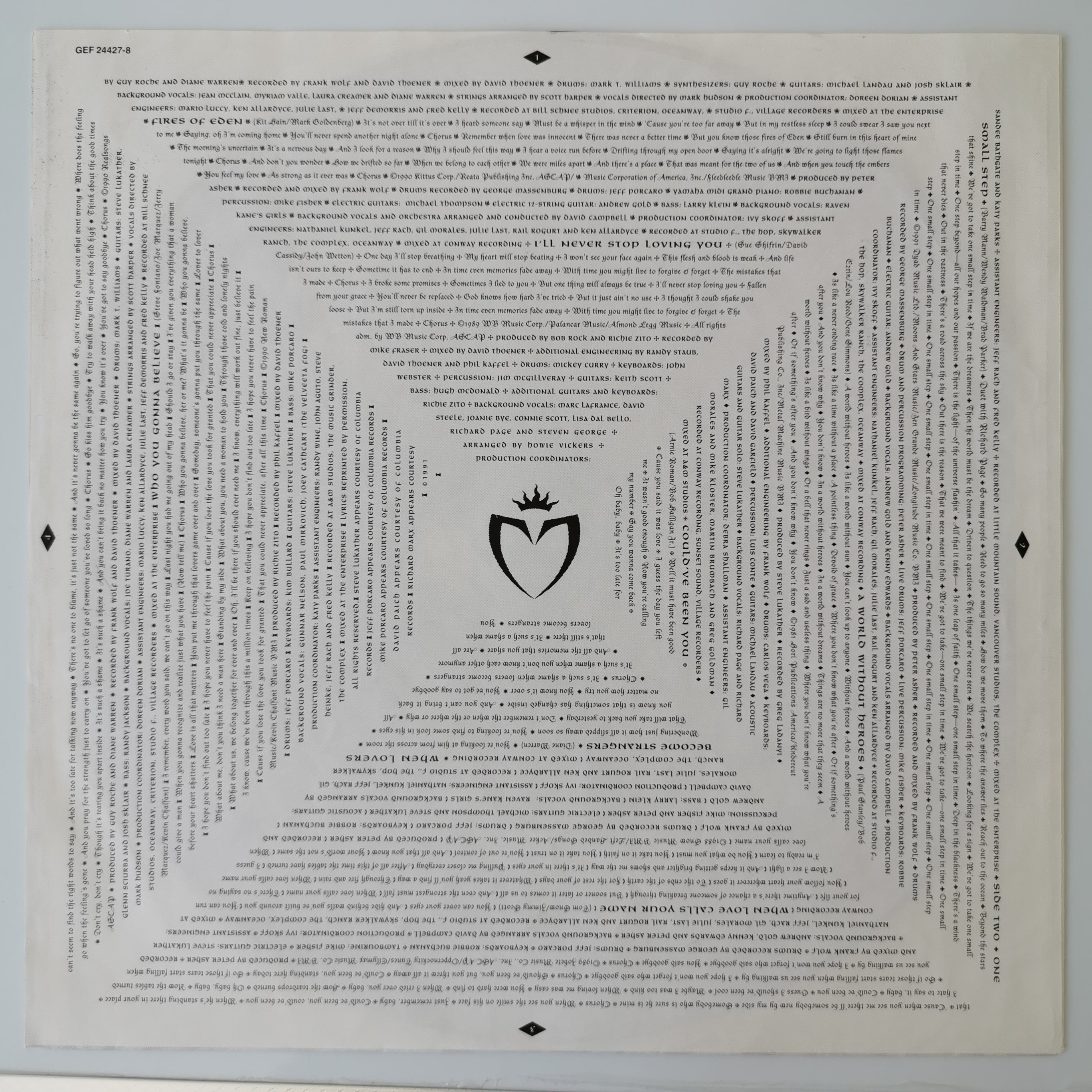 Cher Love Hurts - Mirror Image Sleeve Vinyl LP Record