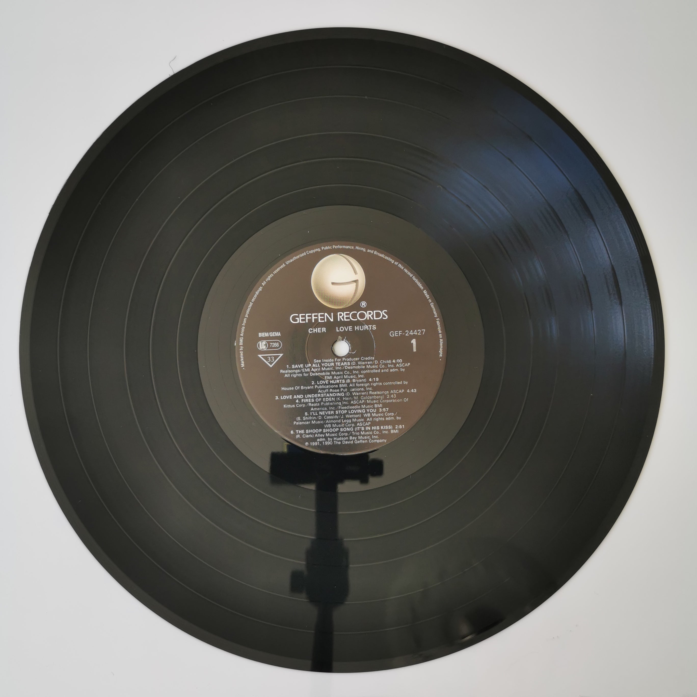Cher Love Hurts - Mirror Image Sleeve Vinyl LP Record