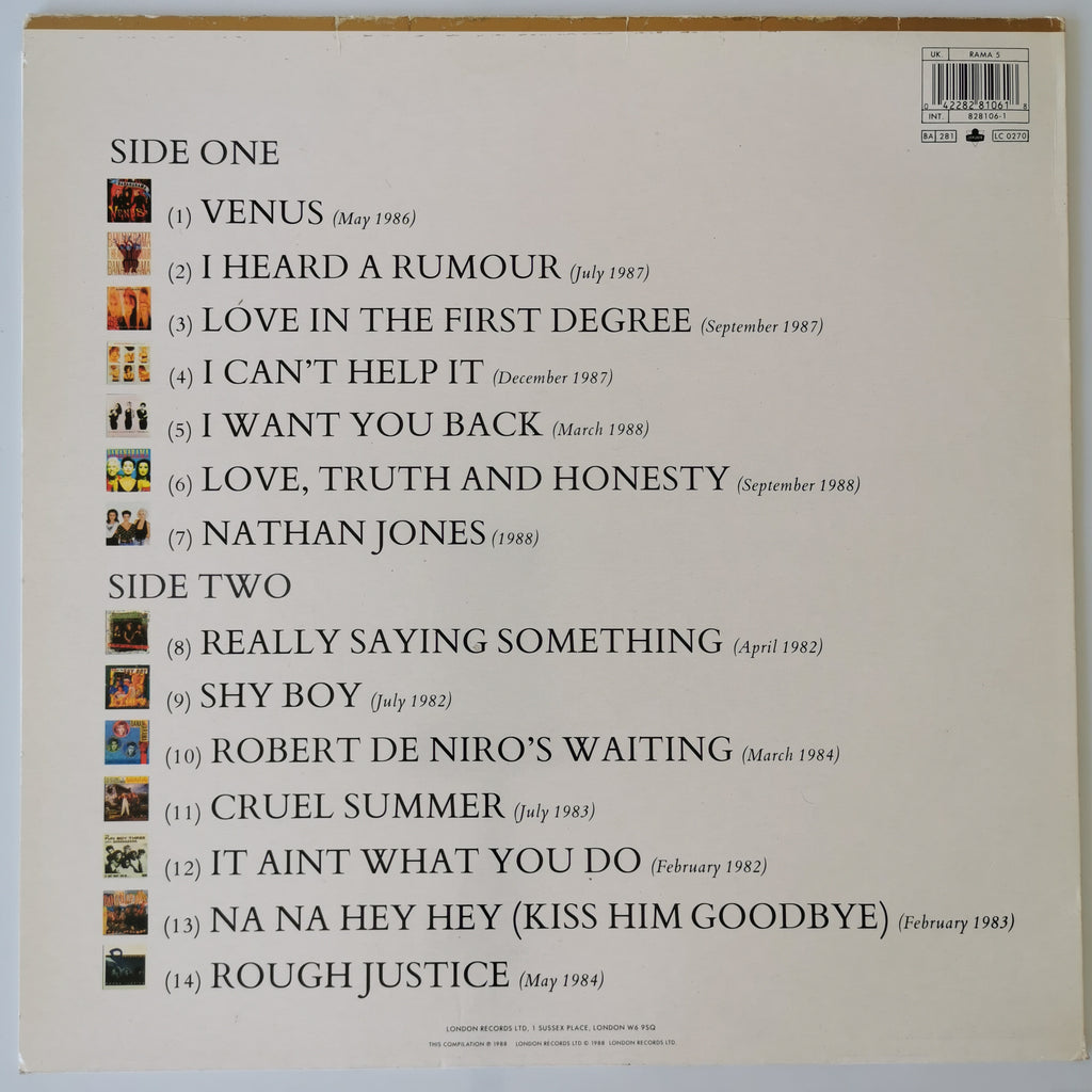 Bananarama The Greatest Hits Collection LP Record Vinyl