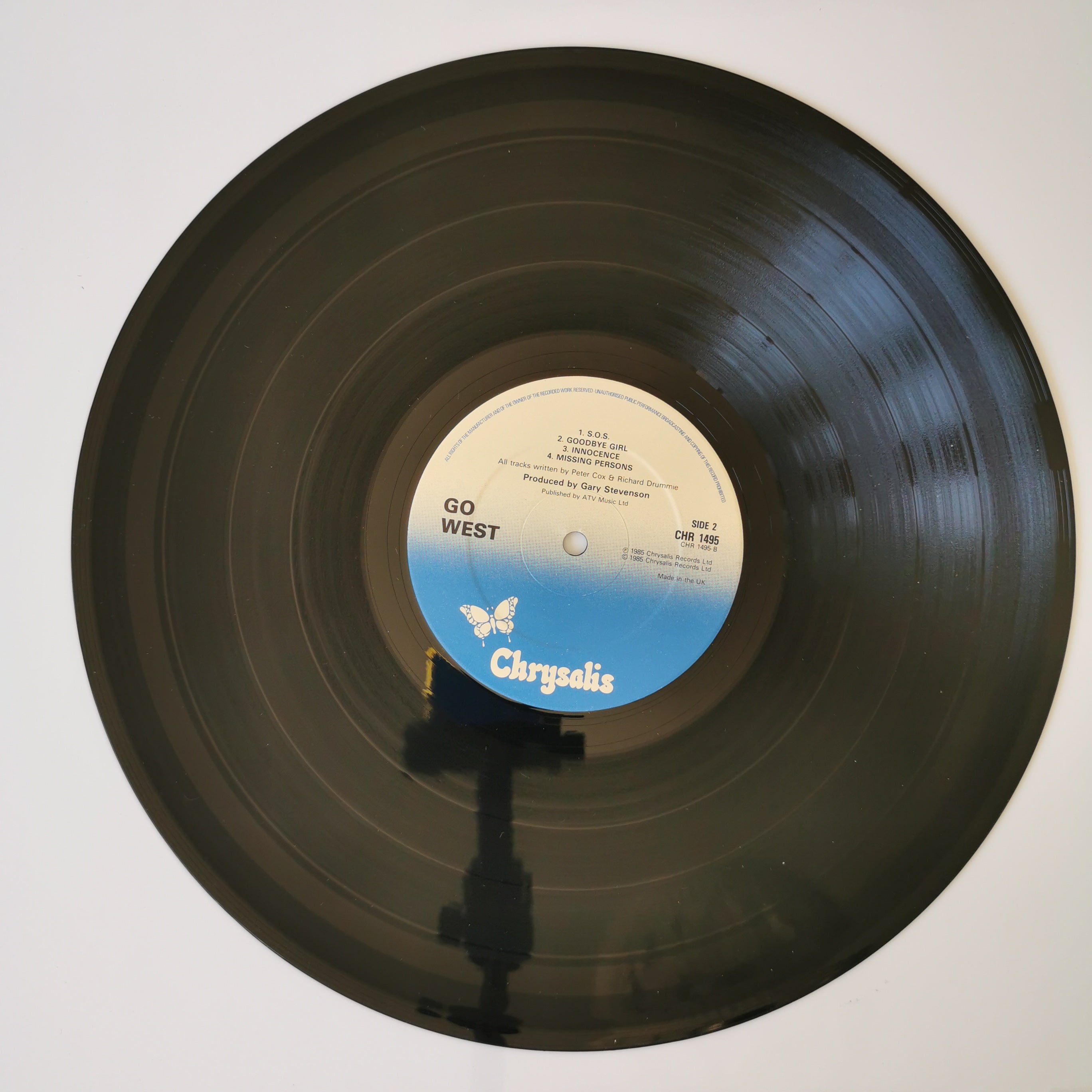 Go West Go West Vinyl LP Record 1985