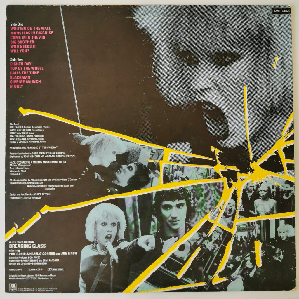 Hazel O'Connor – Breaking Glass Vinyl LP Record